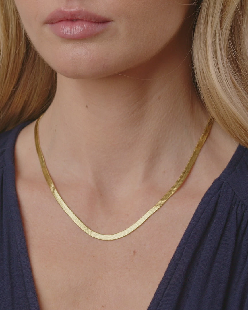 Venice Necklace in 18K Gold Plated