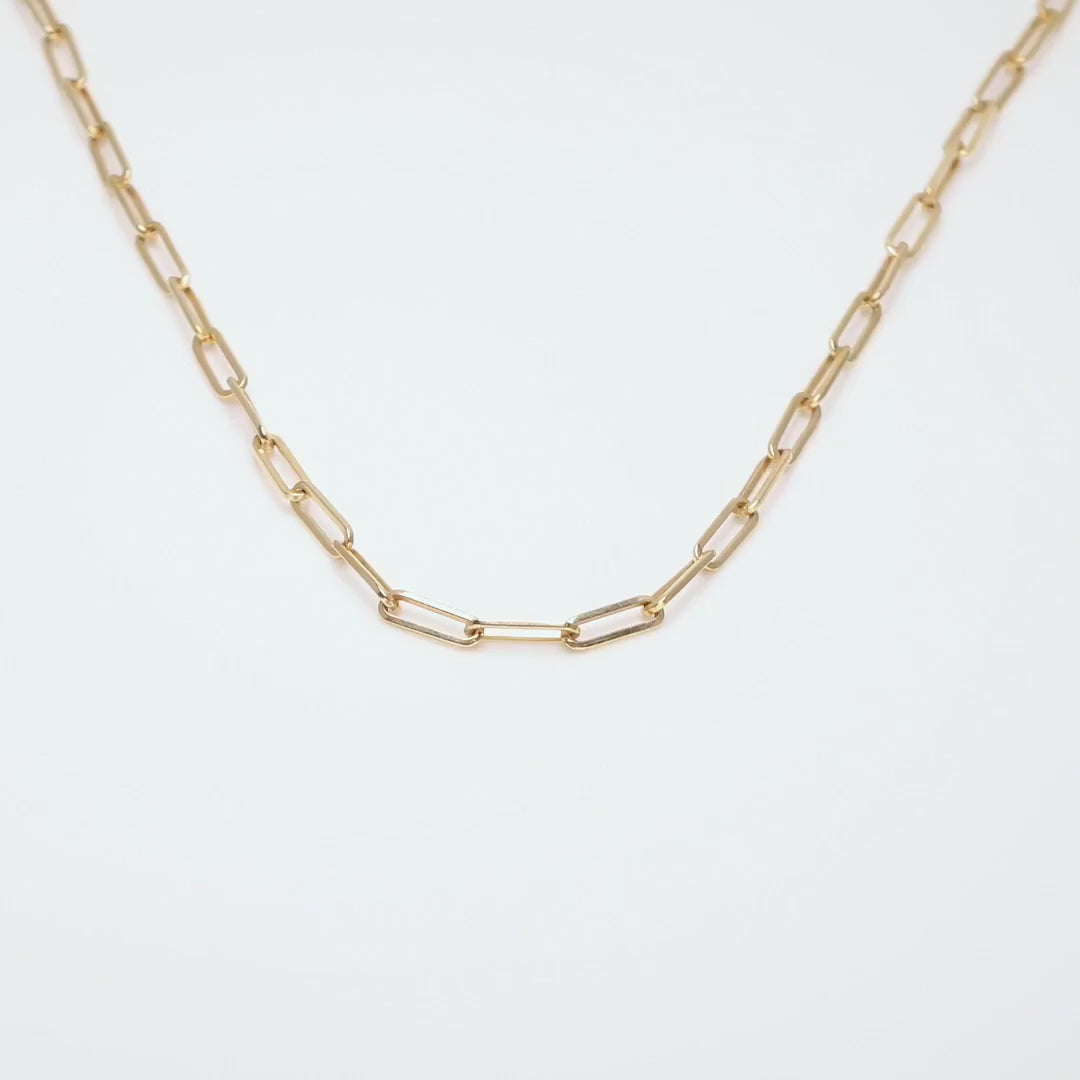Large Paperclip Chain Necklace