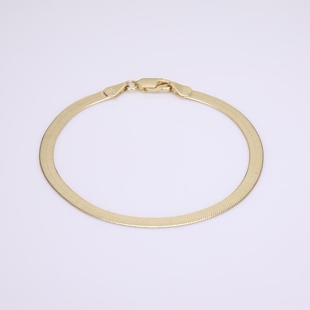 Herringbone Chain Bracelet