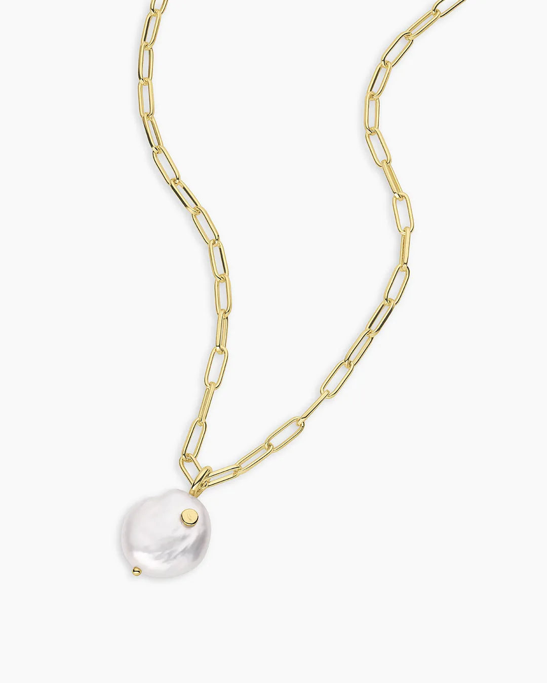 Reese Pearl Necklace in 18K Gold Plated