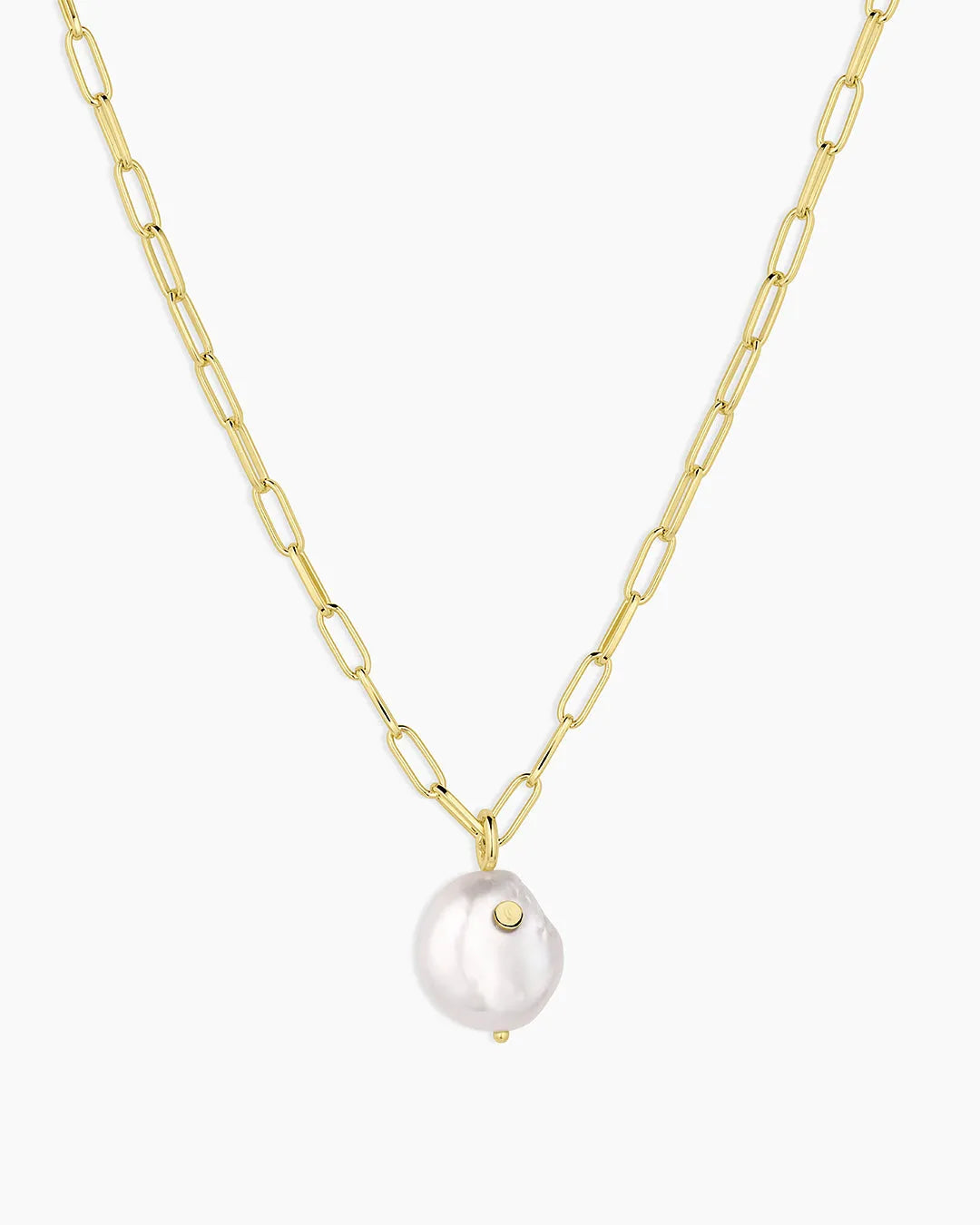 Reese Pearl Necklace in 18K Gold Plated