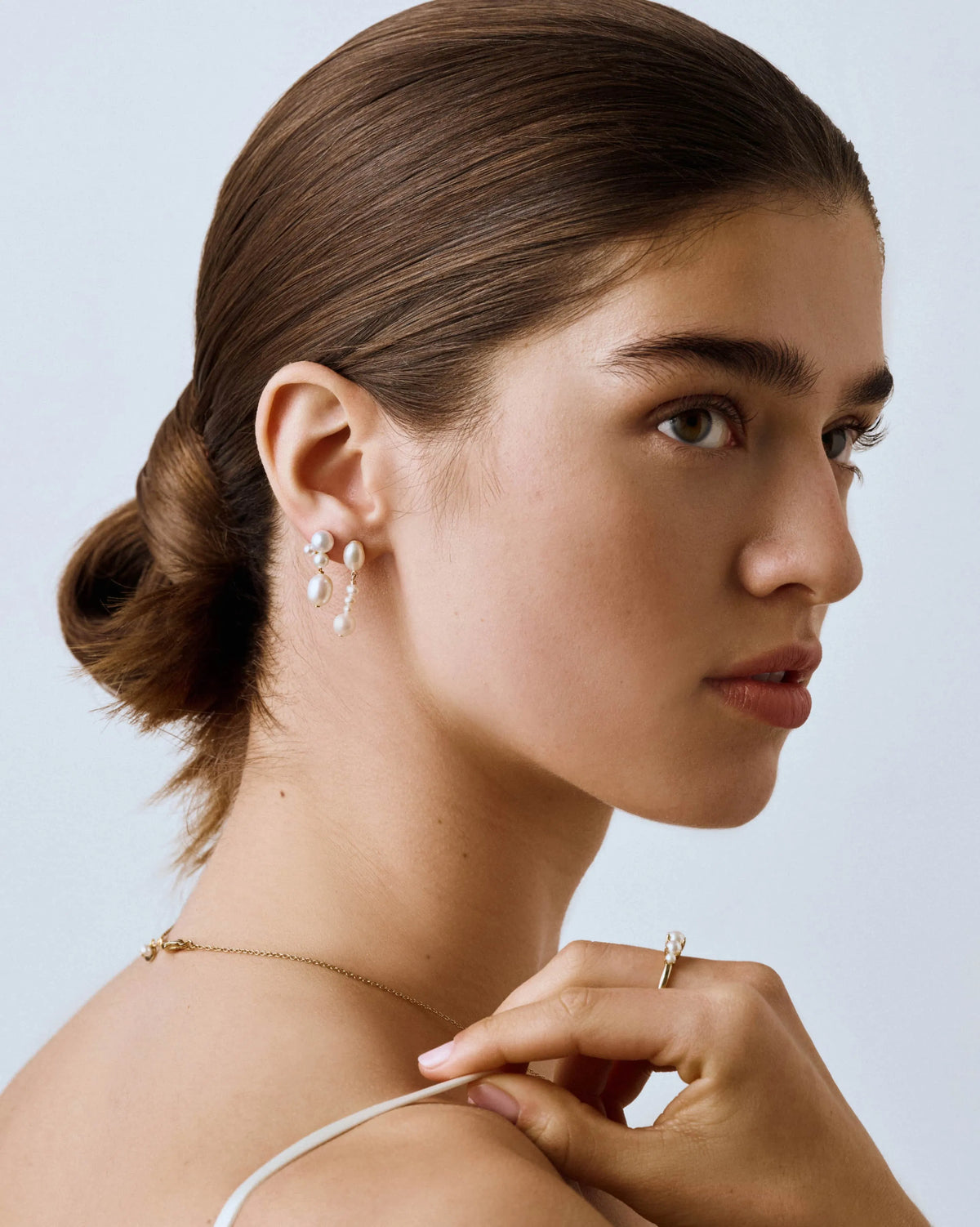 Reggia Pearl Drop Earrings