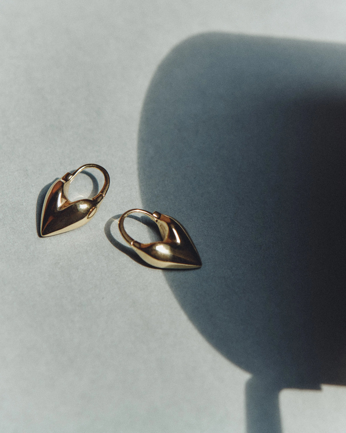 Roscida Heart Hoops