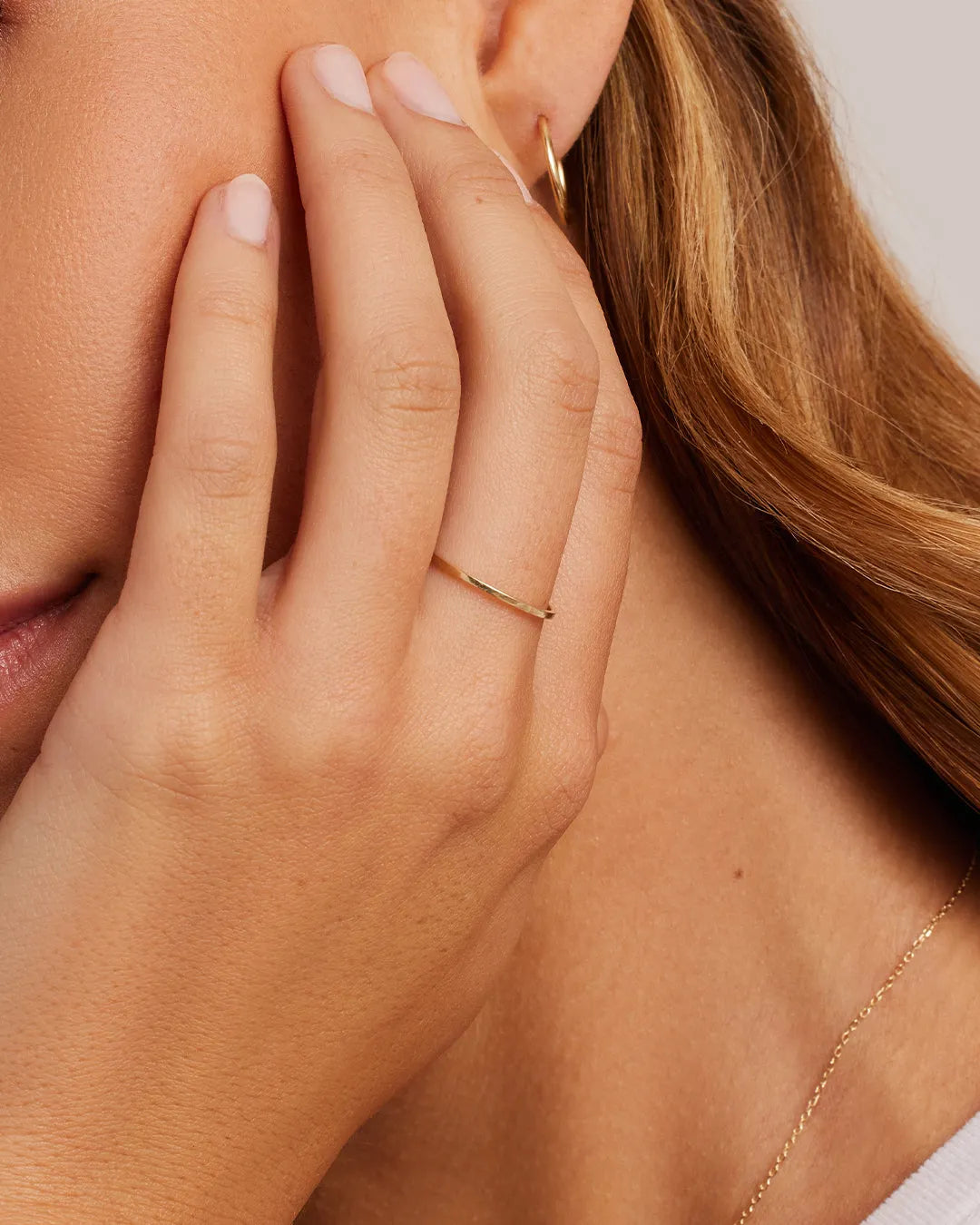 Rose Delicate Ring in 14K Gold