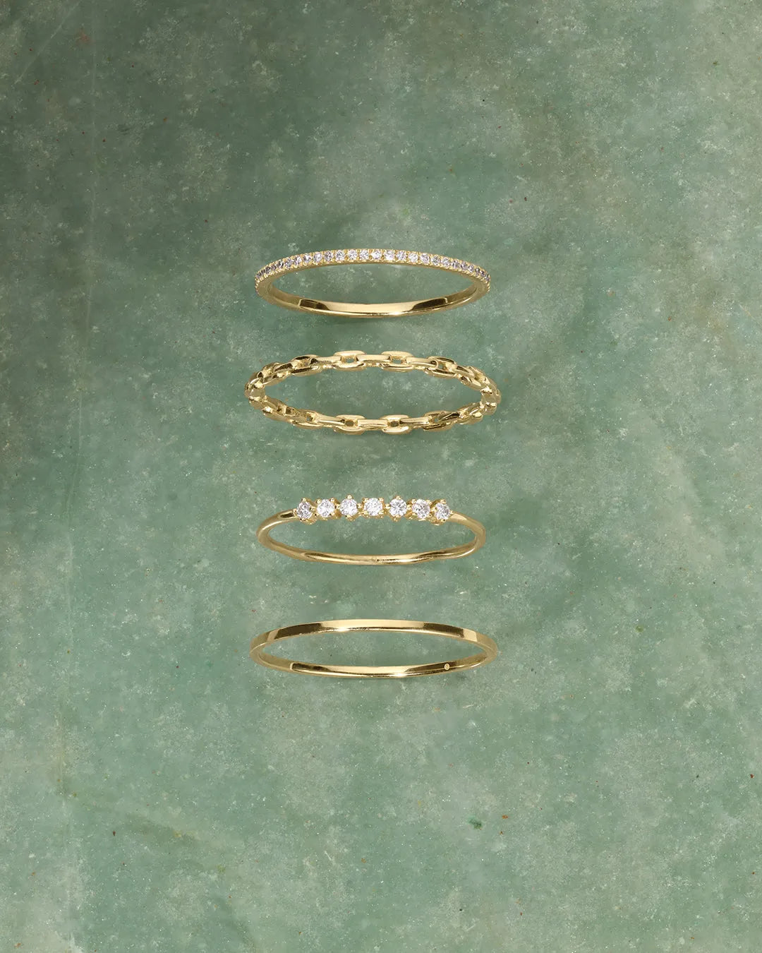 Rose Delicate Ring in 14K Gold