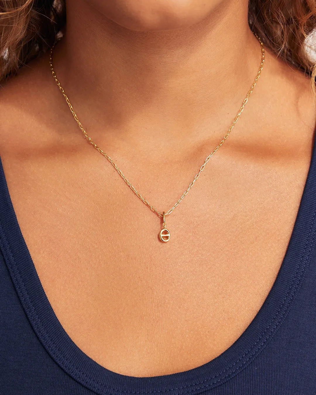 Ryder Greek Alphabet Charm in 18K Gold Plated