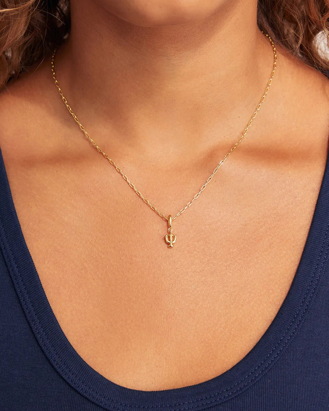 Ryder Greek Alphabet Charm in 18K Gold Plated