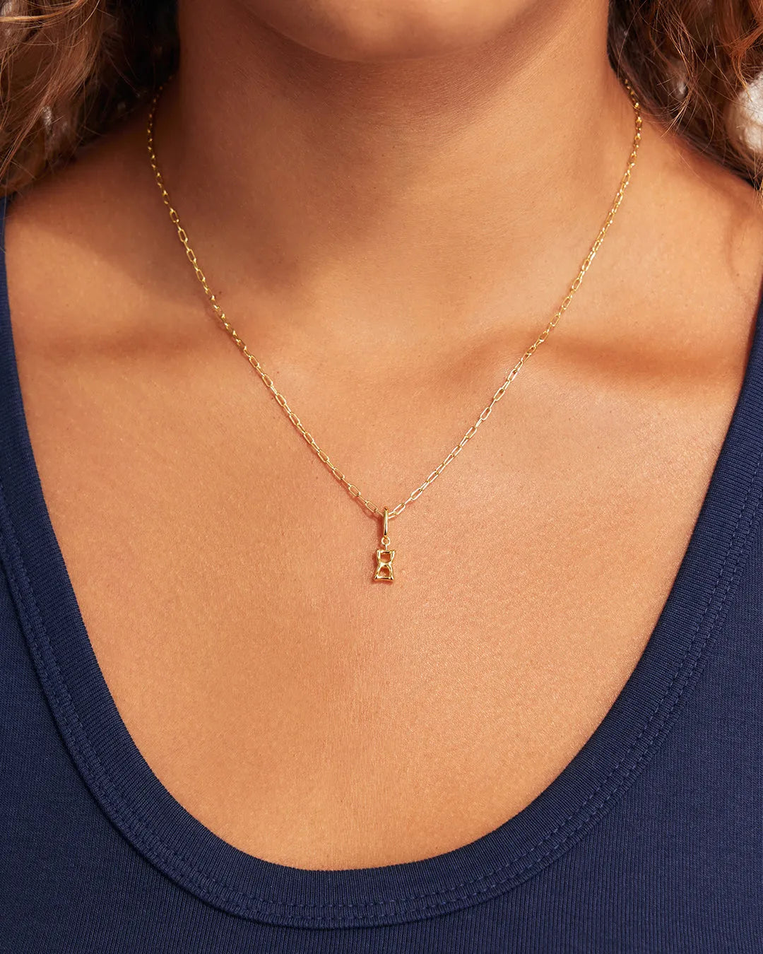 Ryder Greek Alphabet Charm in 18K Gold Plated