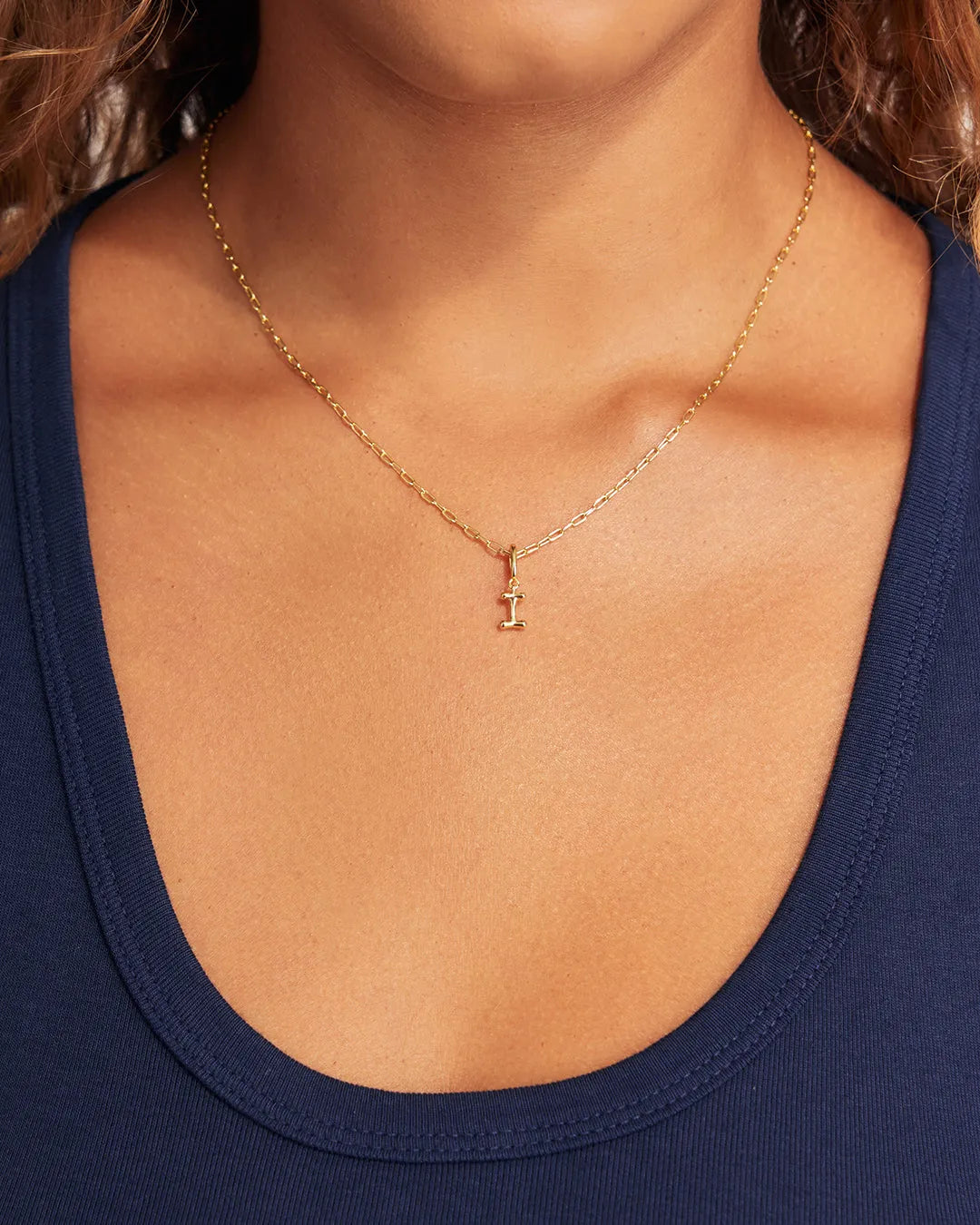 Ryder Greek Alphabet Charm in 18K Gold Plated