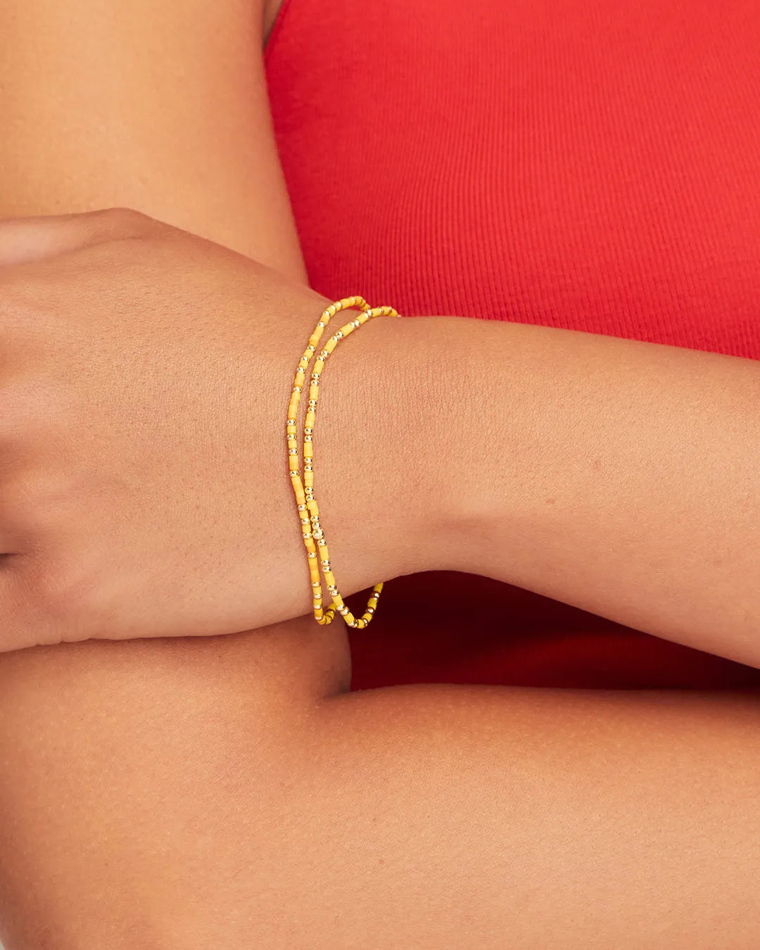 Scout Beaded Bracelet in 18K Gold Plated