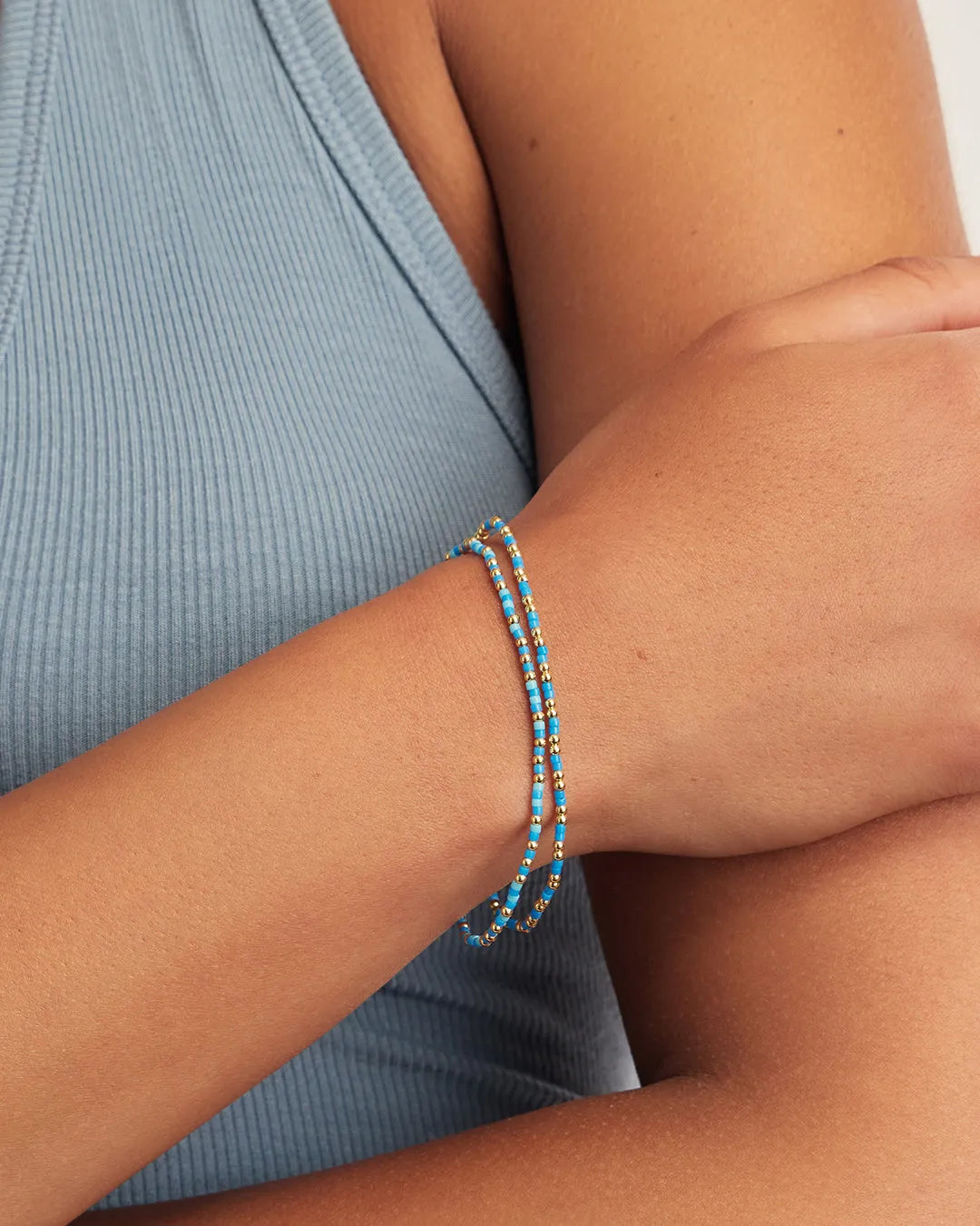 Scout Beaded Bracelet in 18K Gold Plated