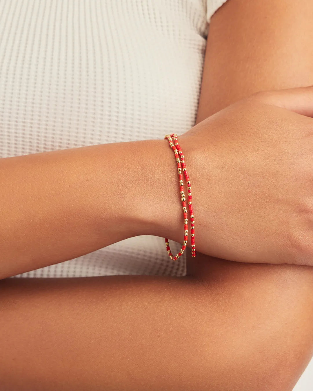 Scout Beaded Bracelet in 18K Gold Plated