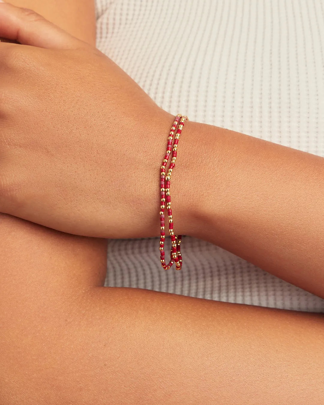 Scout Beaded Bracelet in 18K Gold Plated