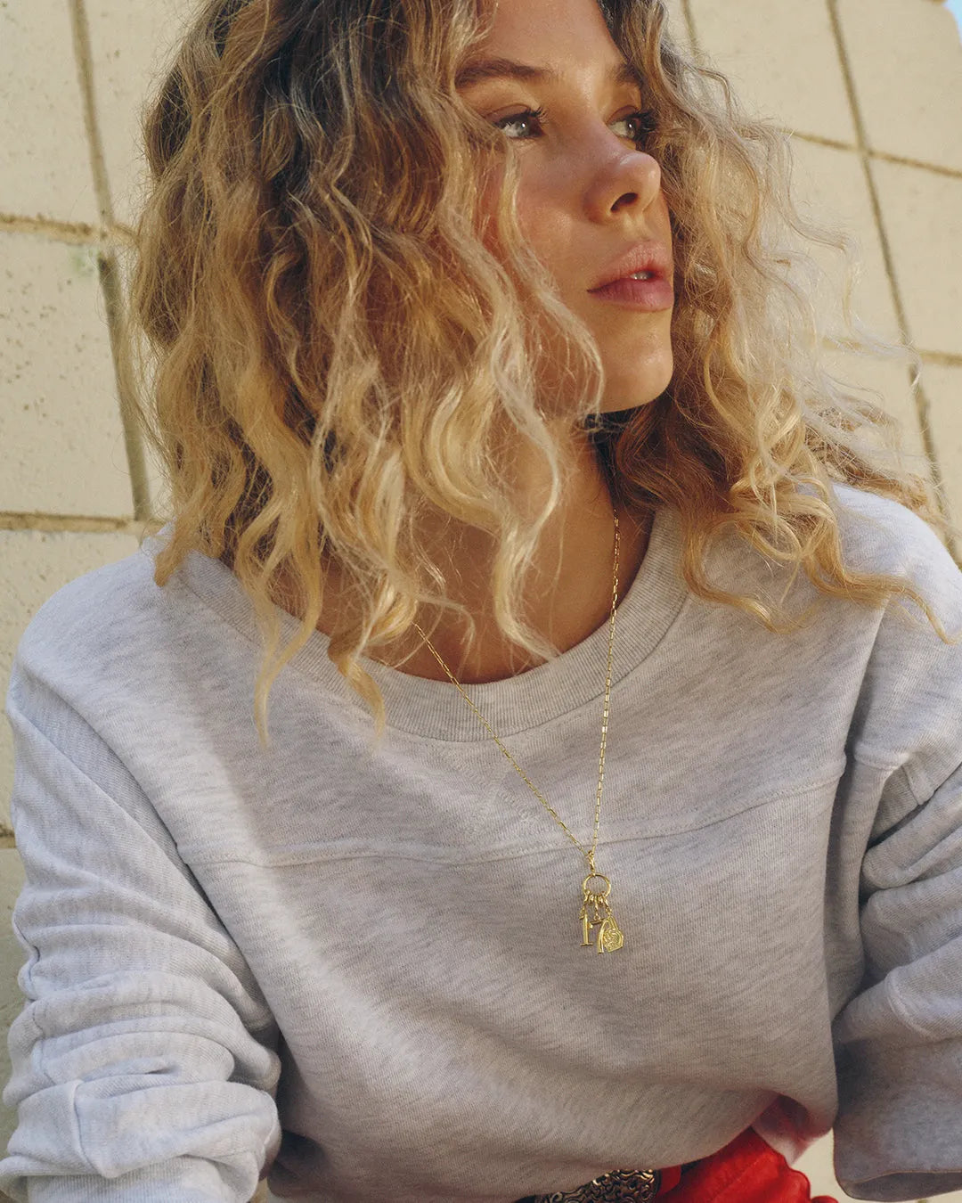 Scout Number Charm in Gold
