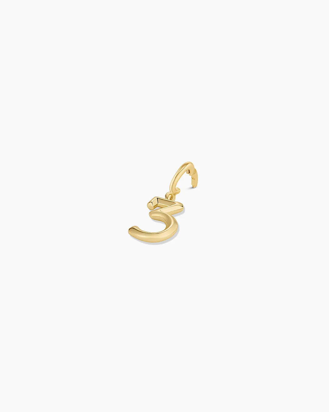 Scout Number Charm in Gold