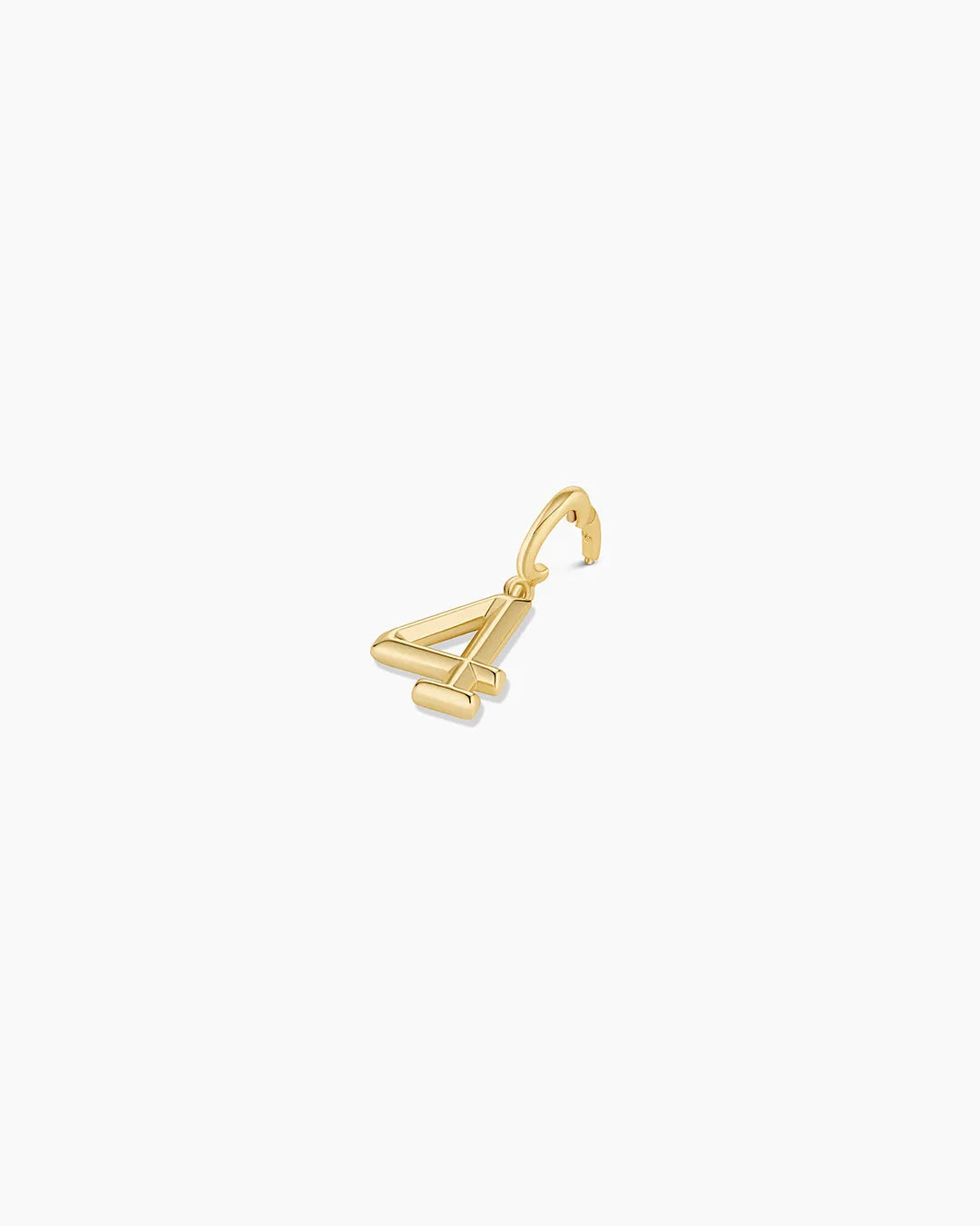 Scout Number Charm in Gold