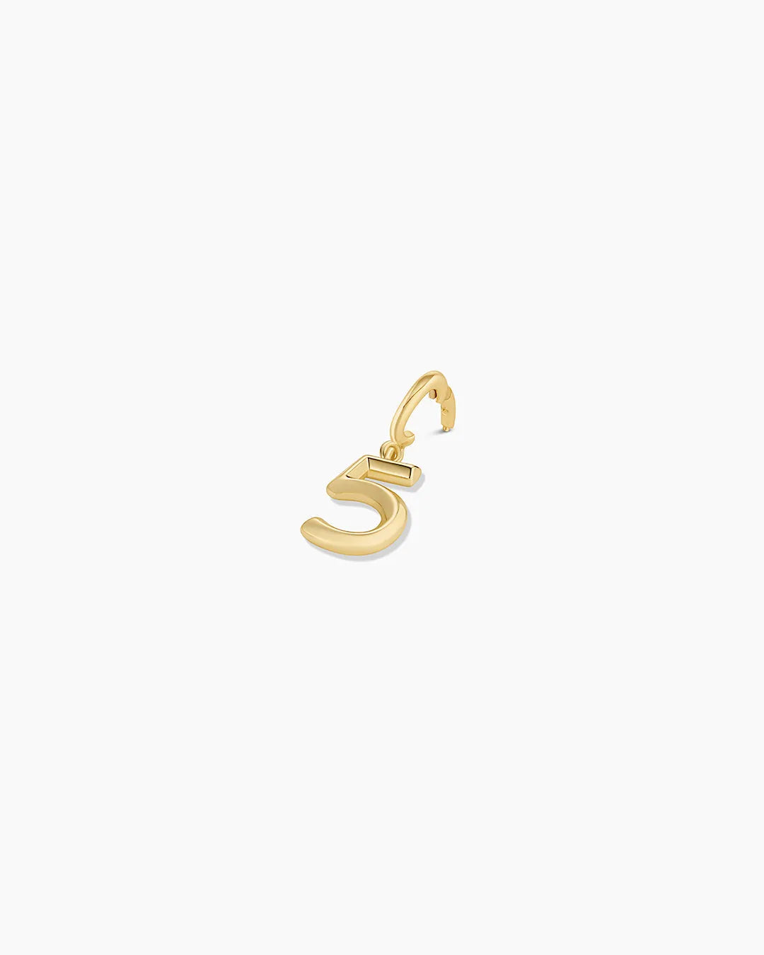 Scout Number Charm in Gold