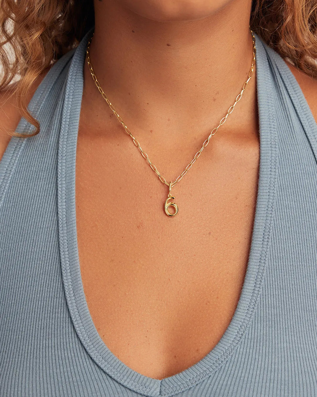 Scout Number Charm in Gold