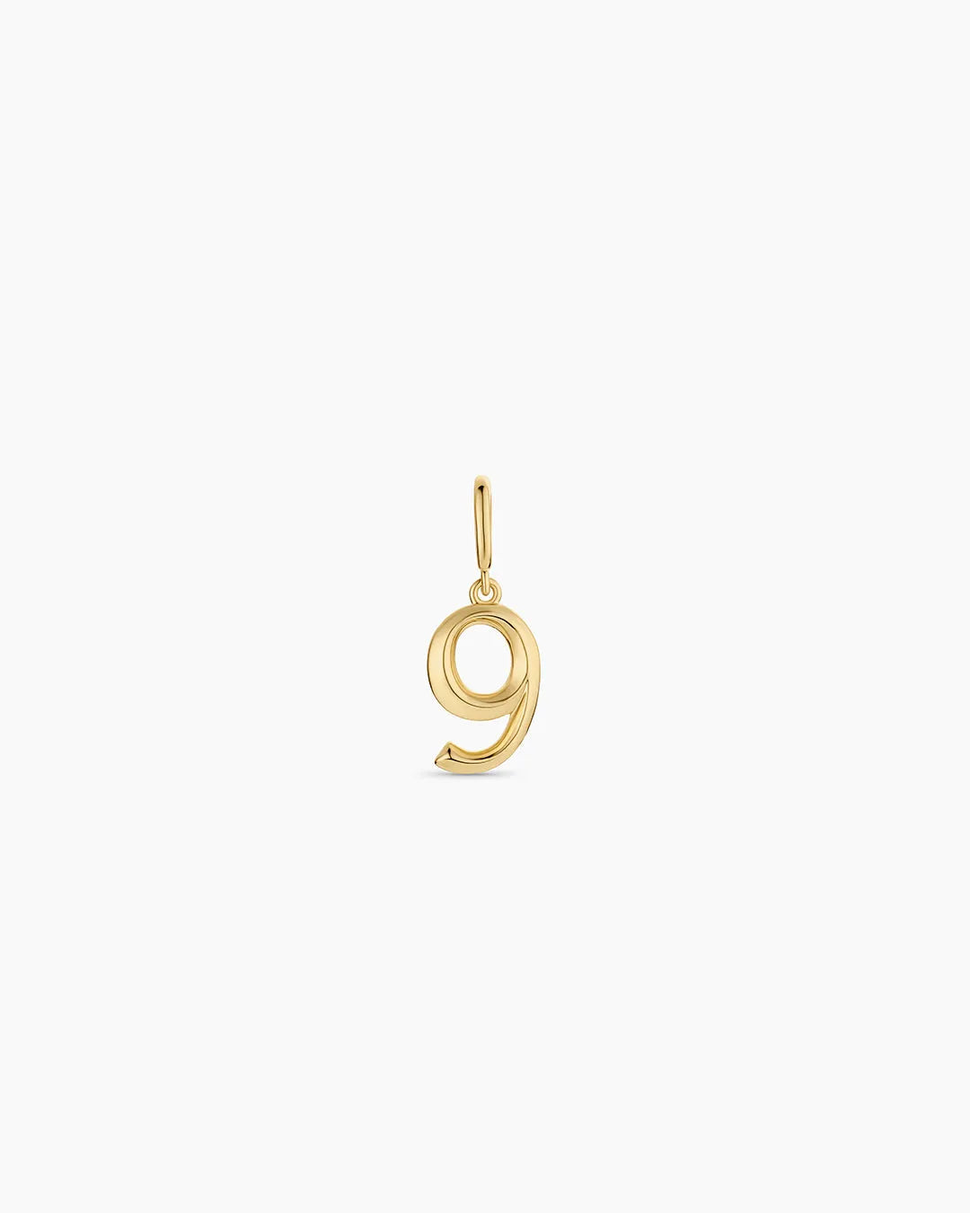 Scout Number Charm in Gold