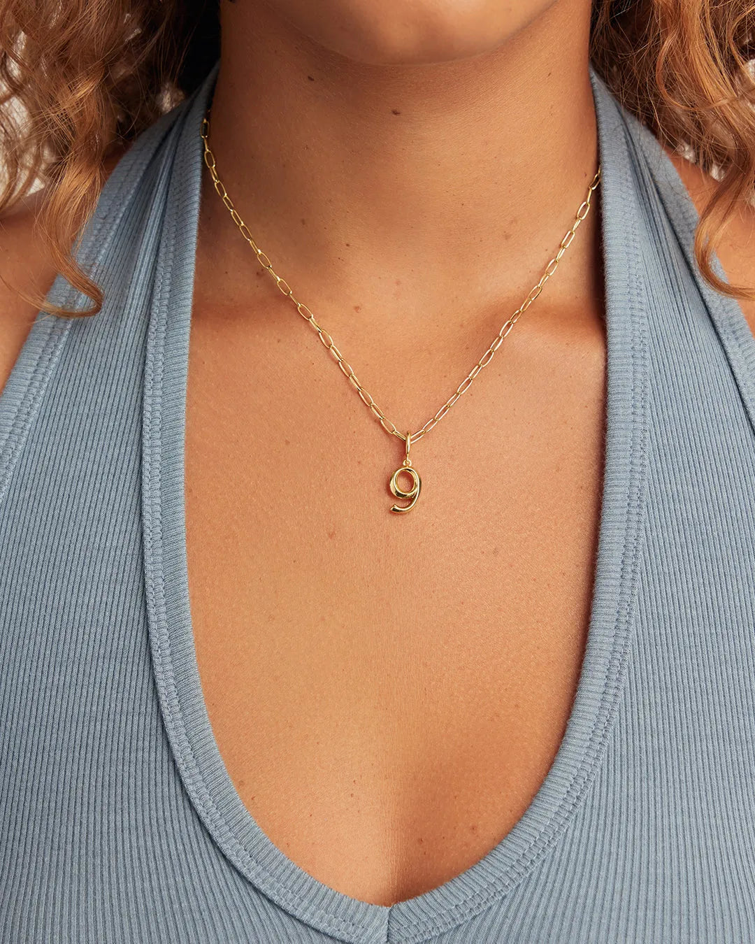 Scout Number Charm in Gold