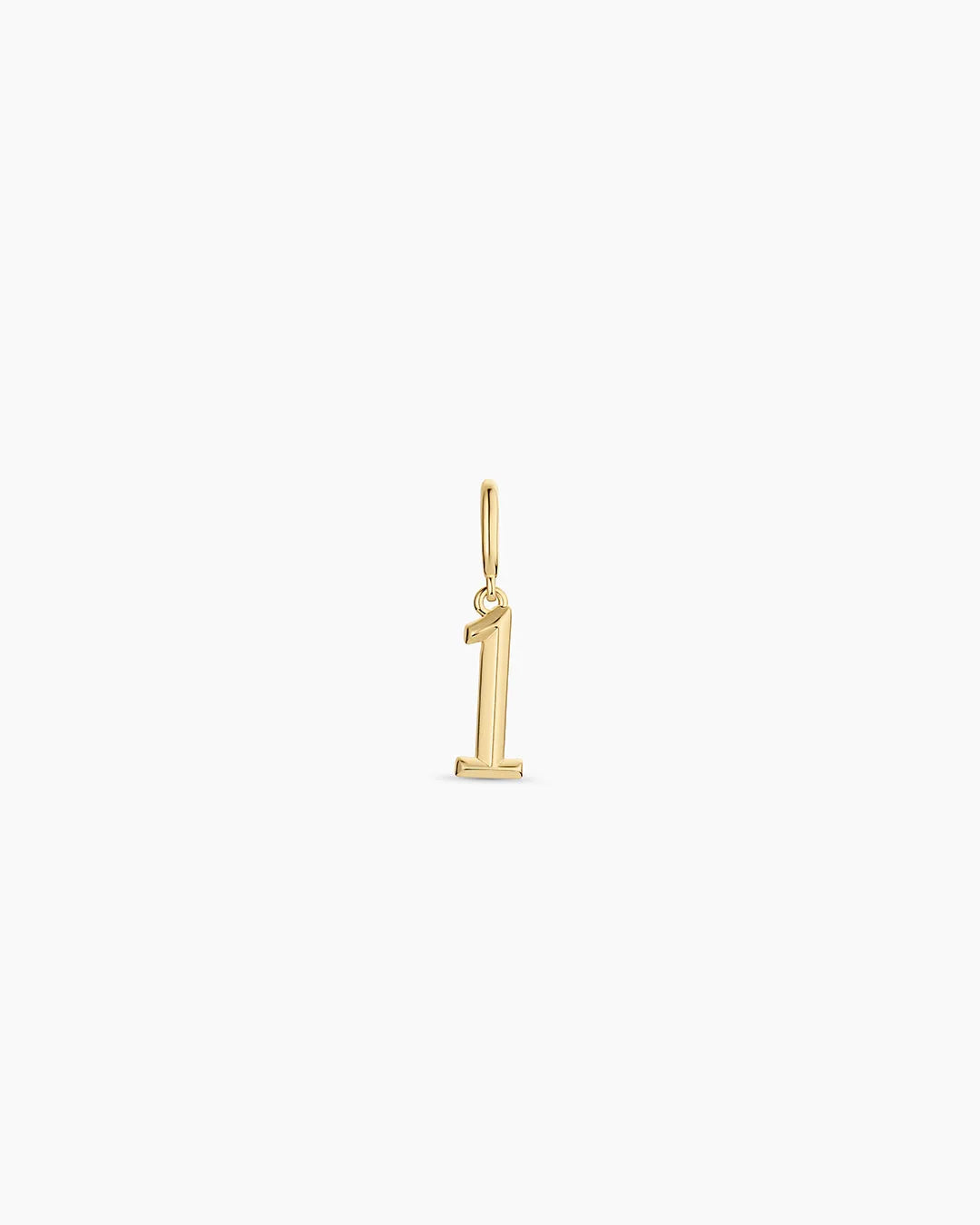 Scout Number Charm in Gold