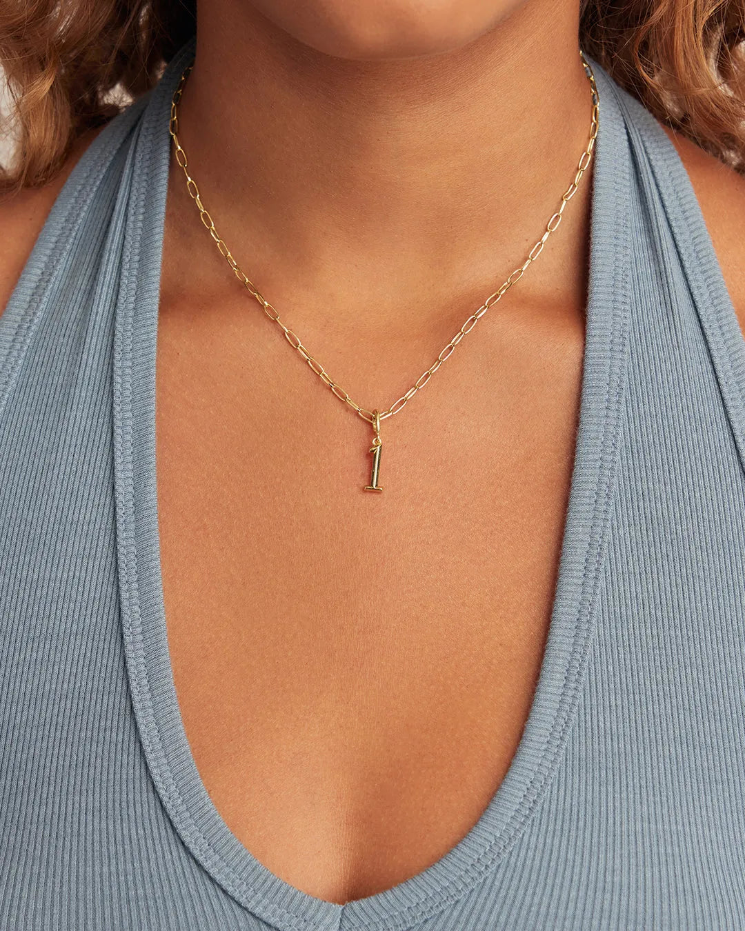 Scout Number Charm in Gold