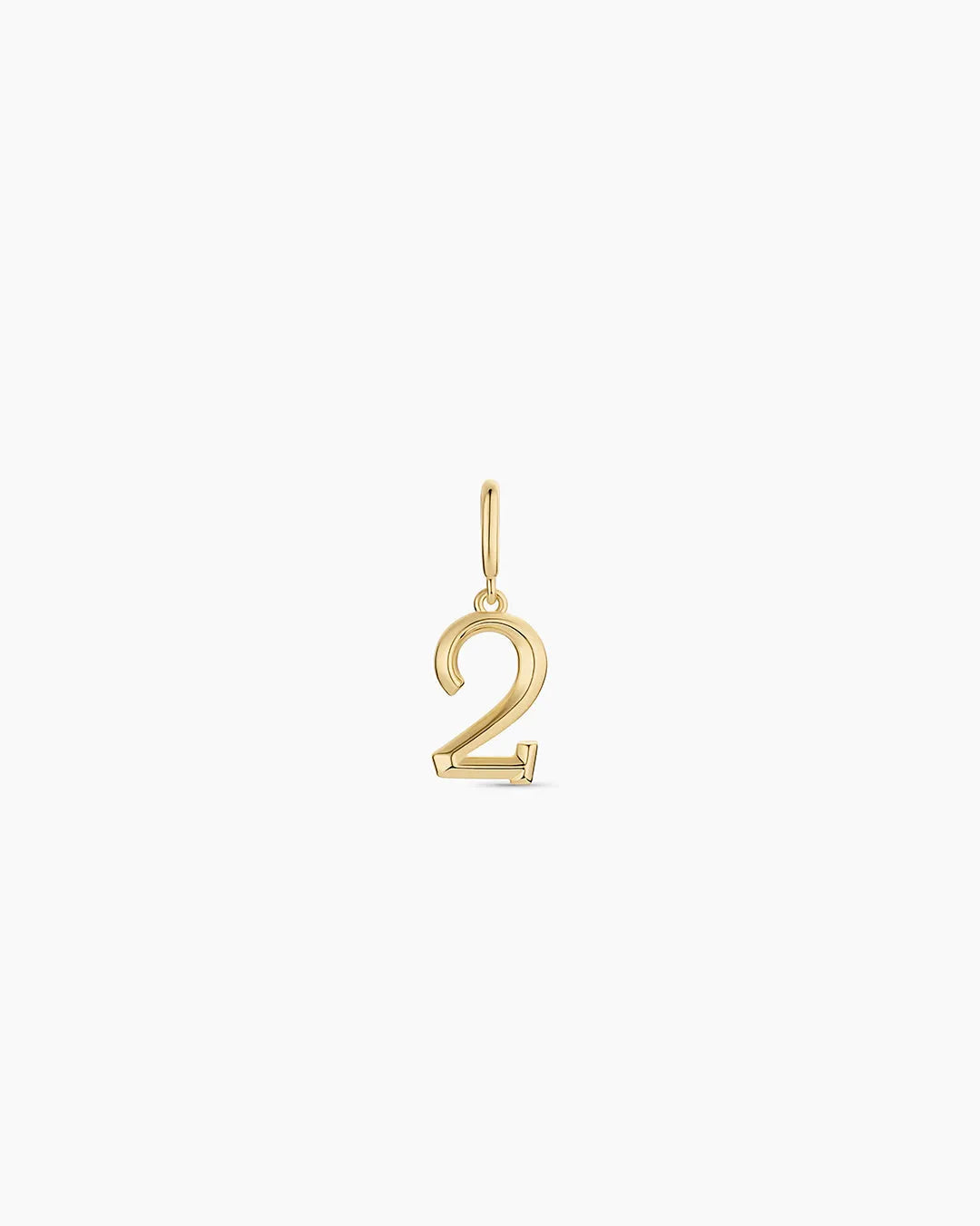 Scout Number Charm in Gold