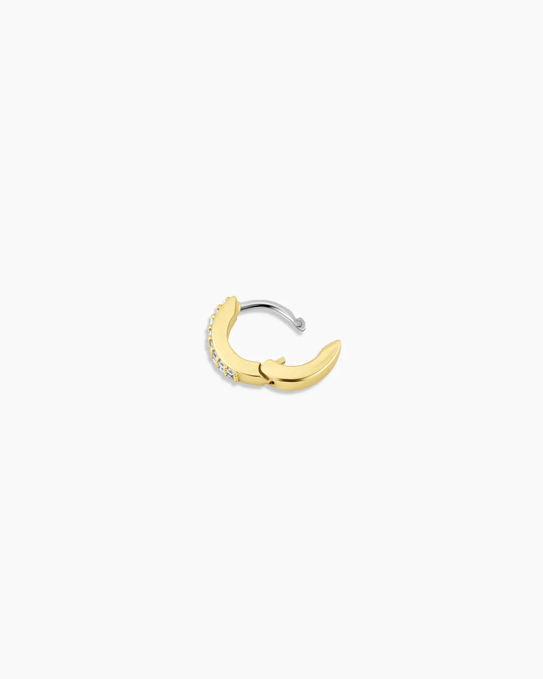 Shimmer Single Huggie in Gold
