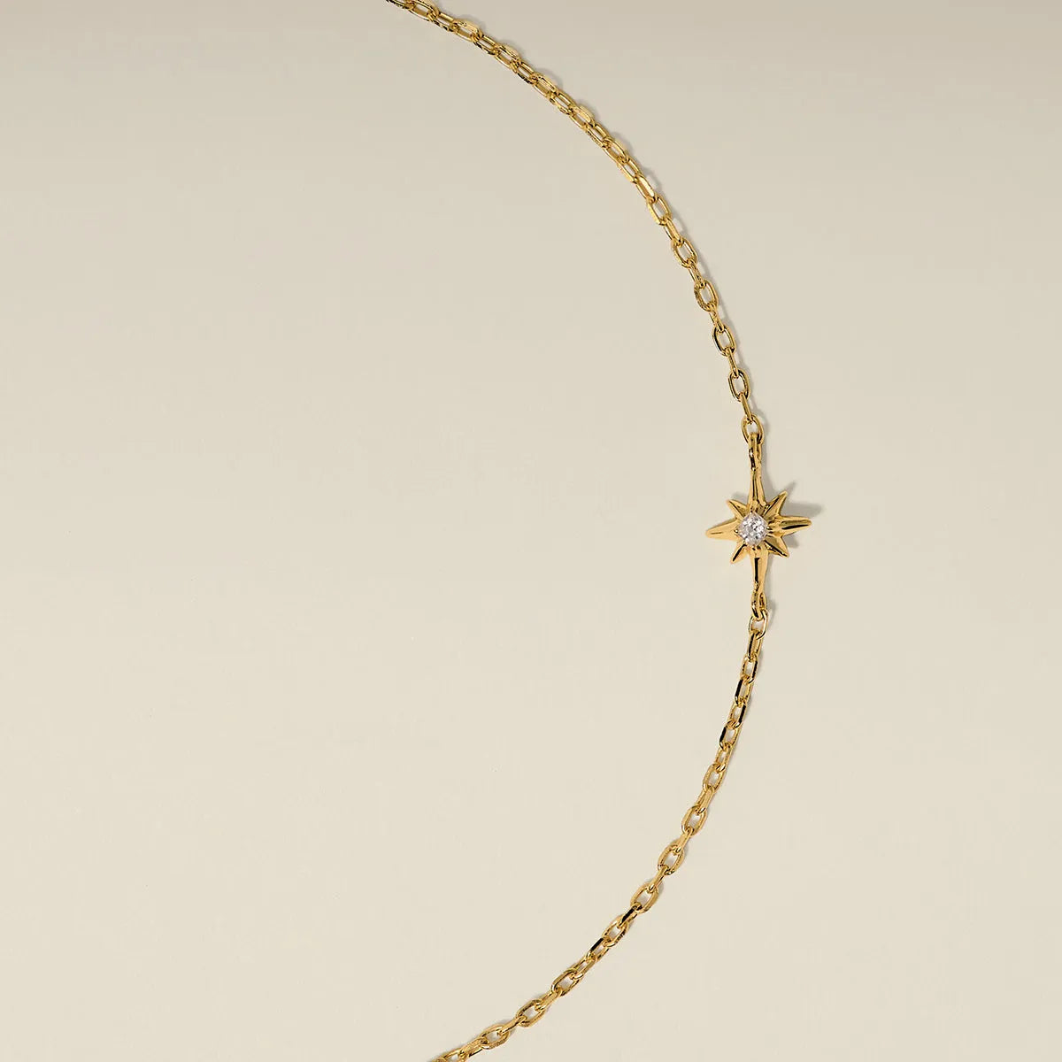 Shooting Star Charm Bracelet in Gold