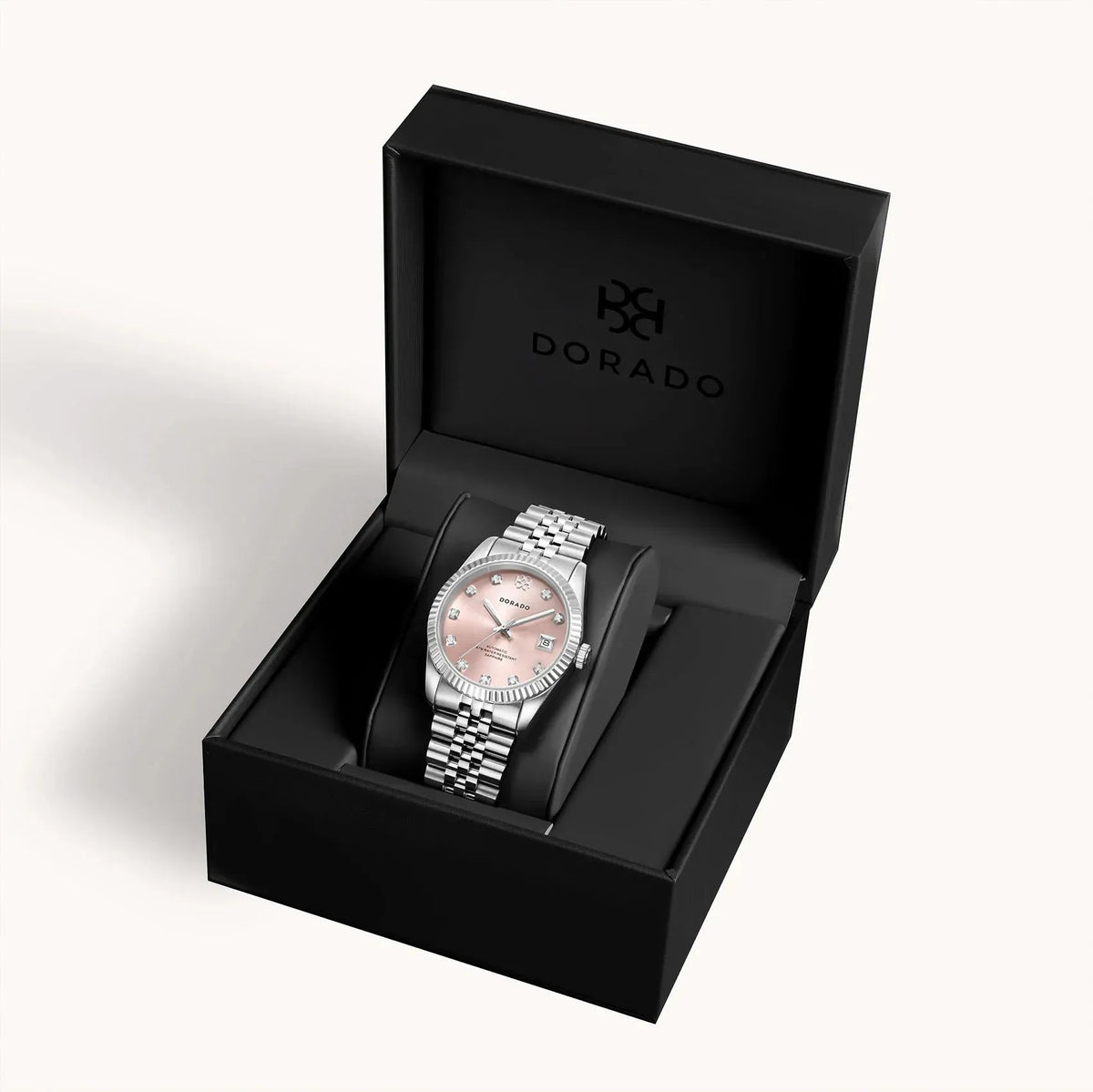 Silver Timeless Watch Pink