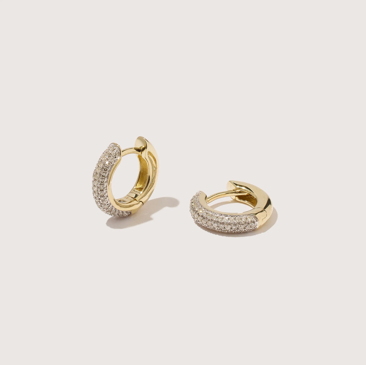 Small Diamond Quotidien Hoops