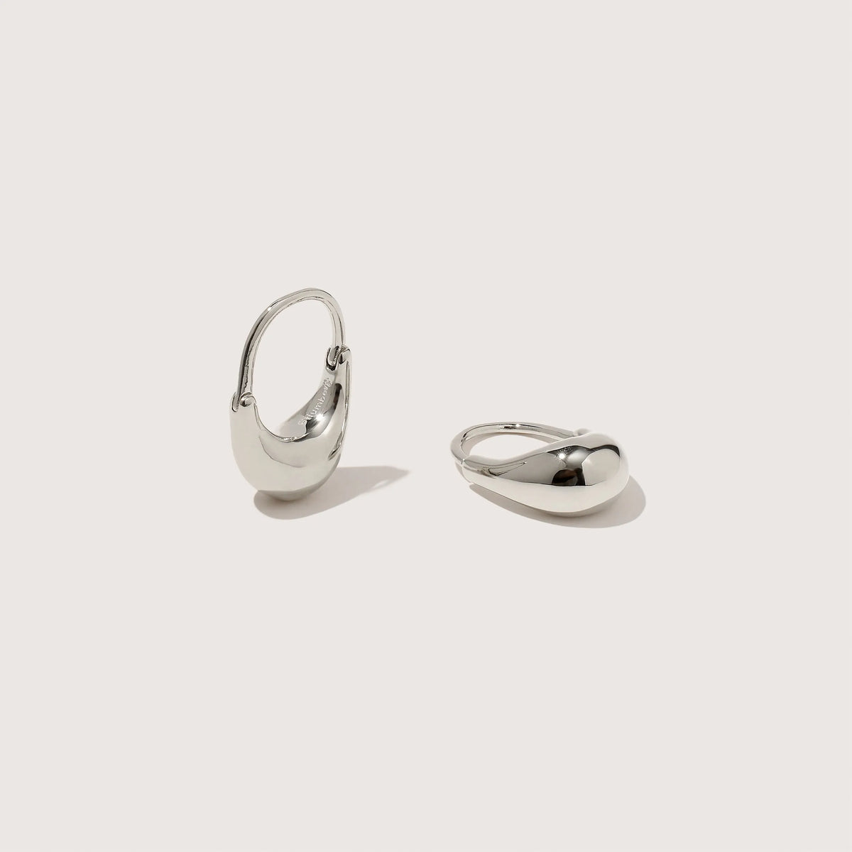 Small Roscida Drop Hoops