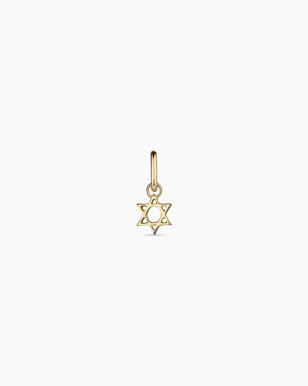 Star of David Charm in 14K Gold