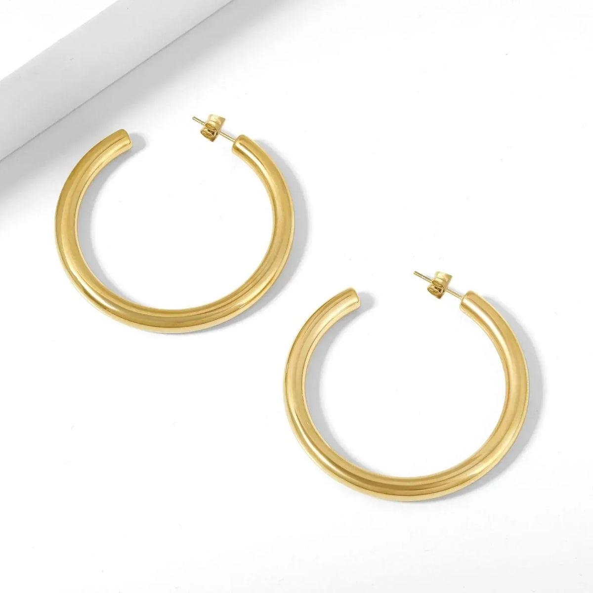 Thick Hoop Earrings