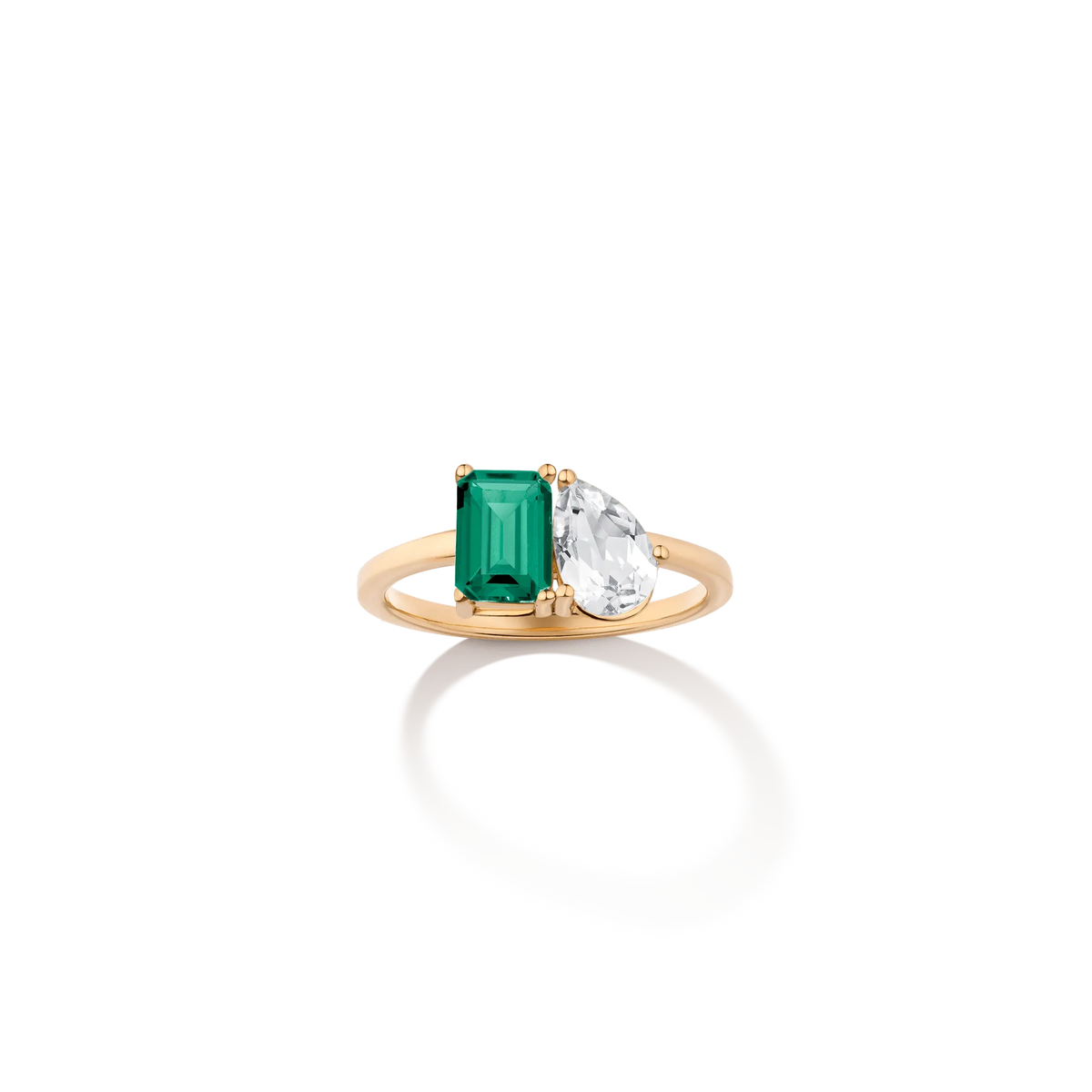Toi et Moi Gemstone Classic Ring
