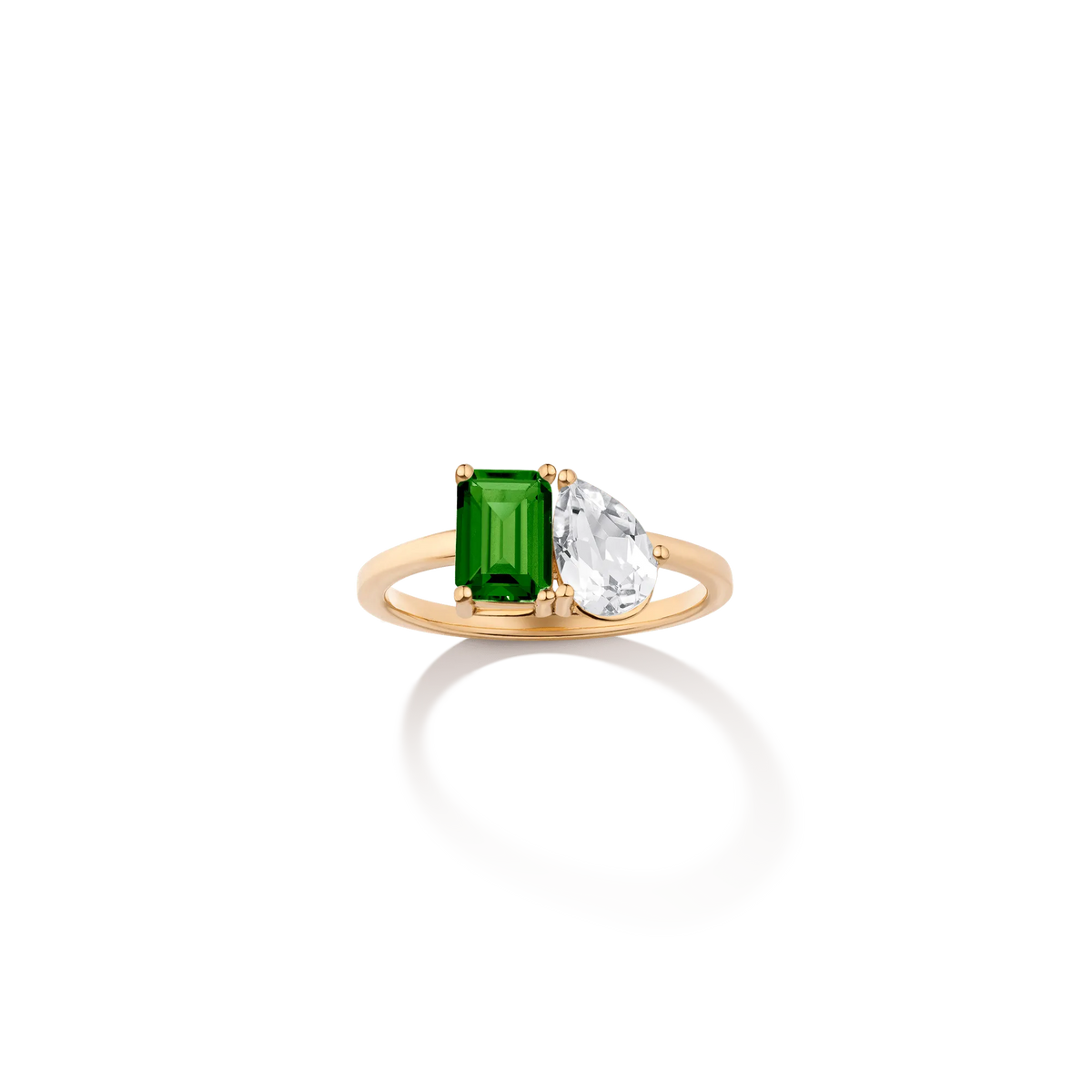Toi et Moi Gemstone Classic Ring