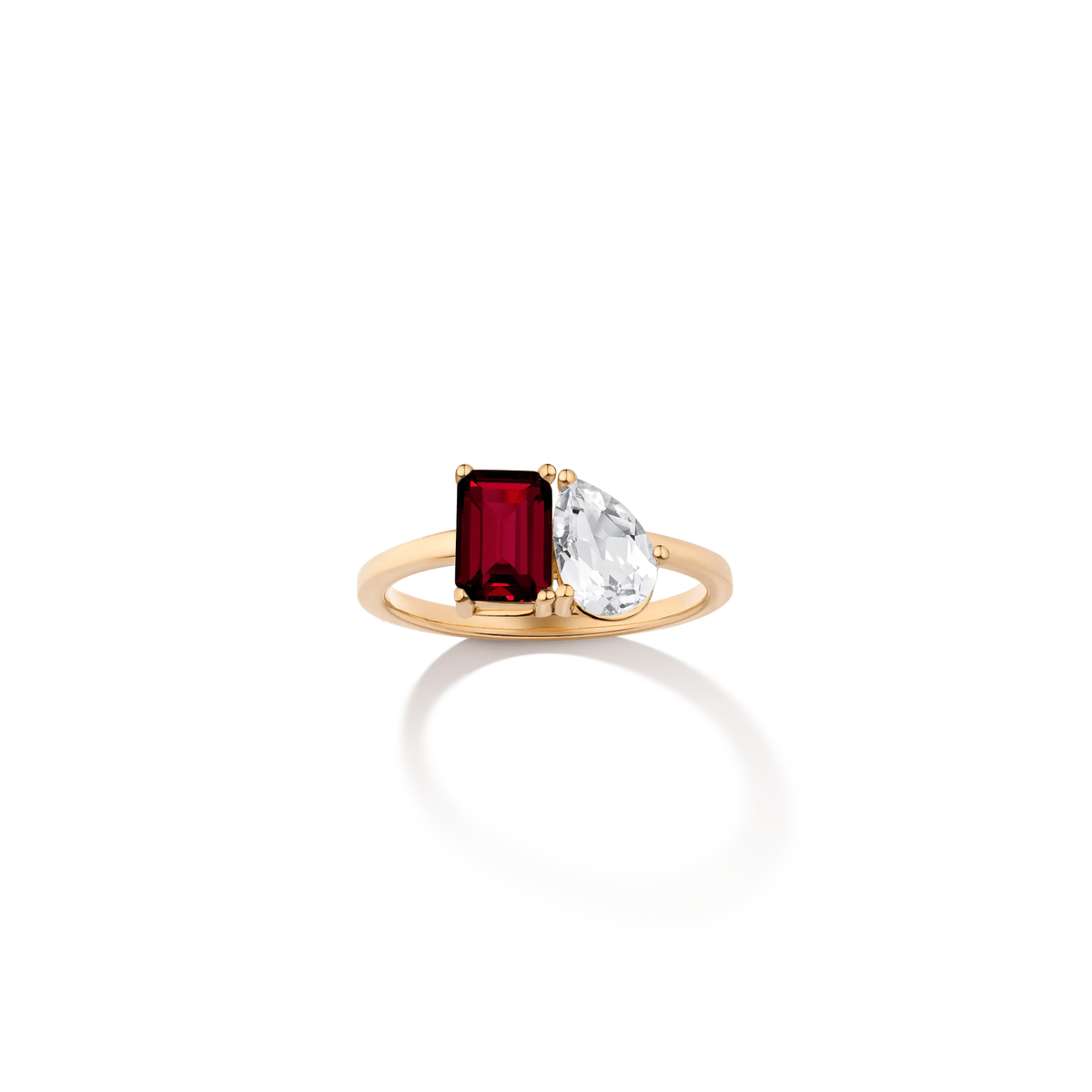 Toi et Moi Gemstone Classic Ring