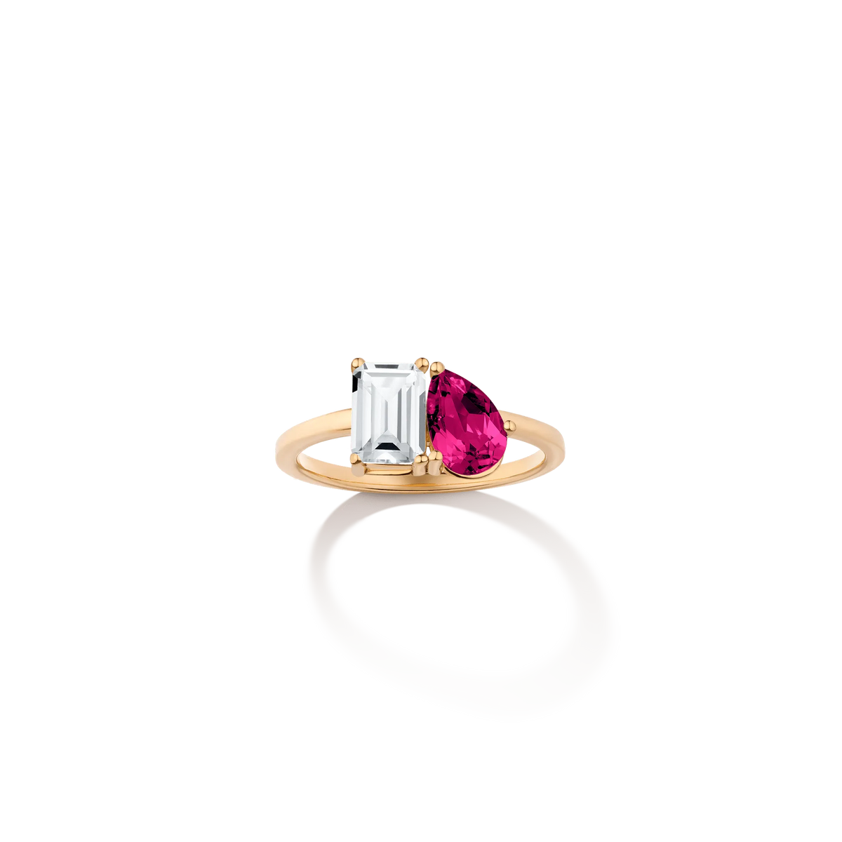 Toi et Moi Gemstone Classic Ring