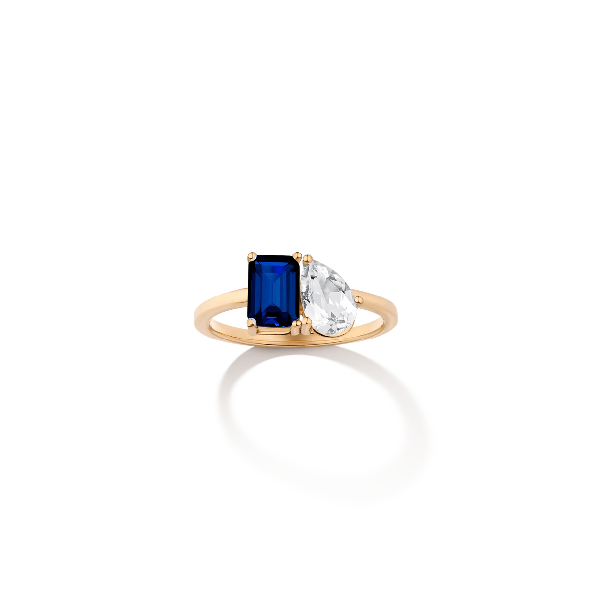 Toi et Moi Gemstone Classic Ring
