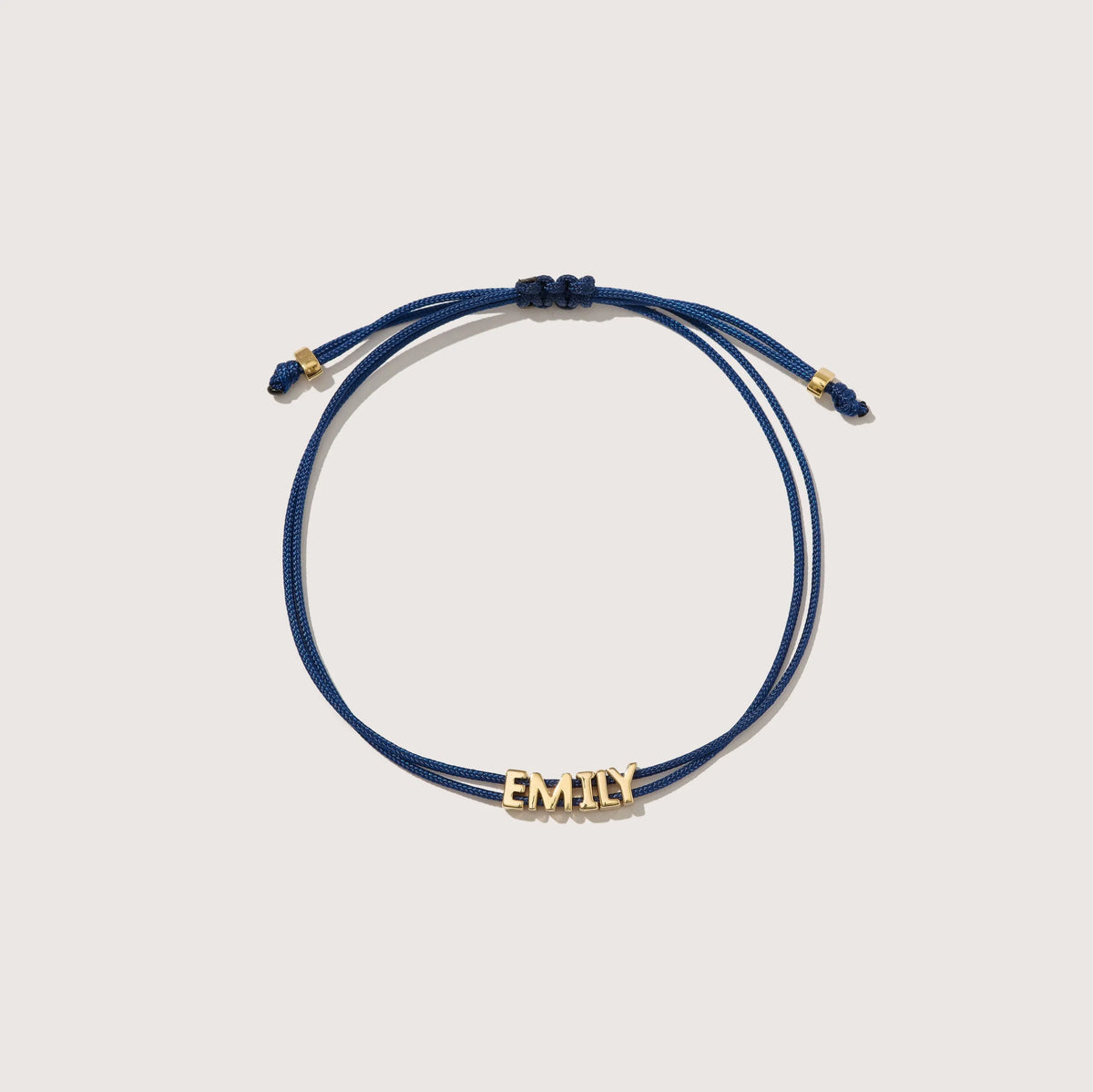 Totem Name Navy Cord Bracelet
