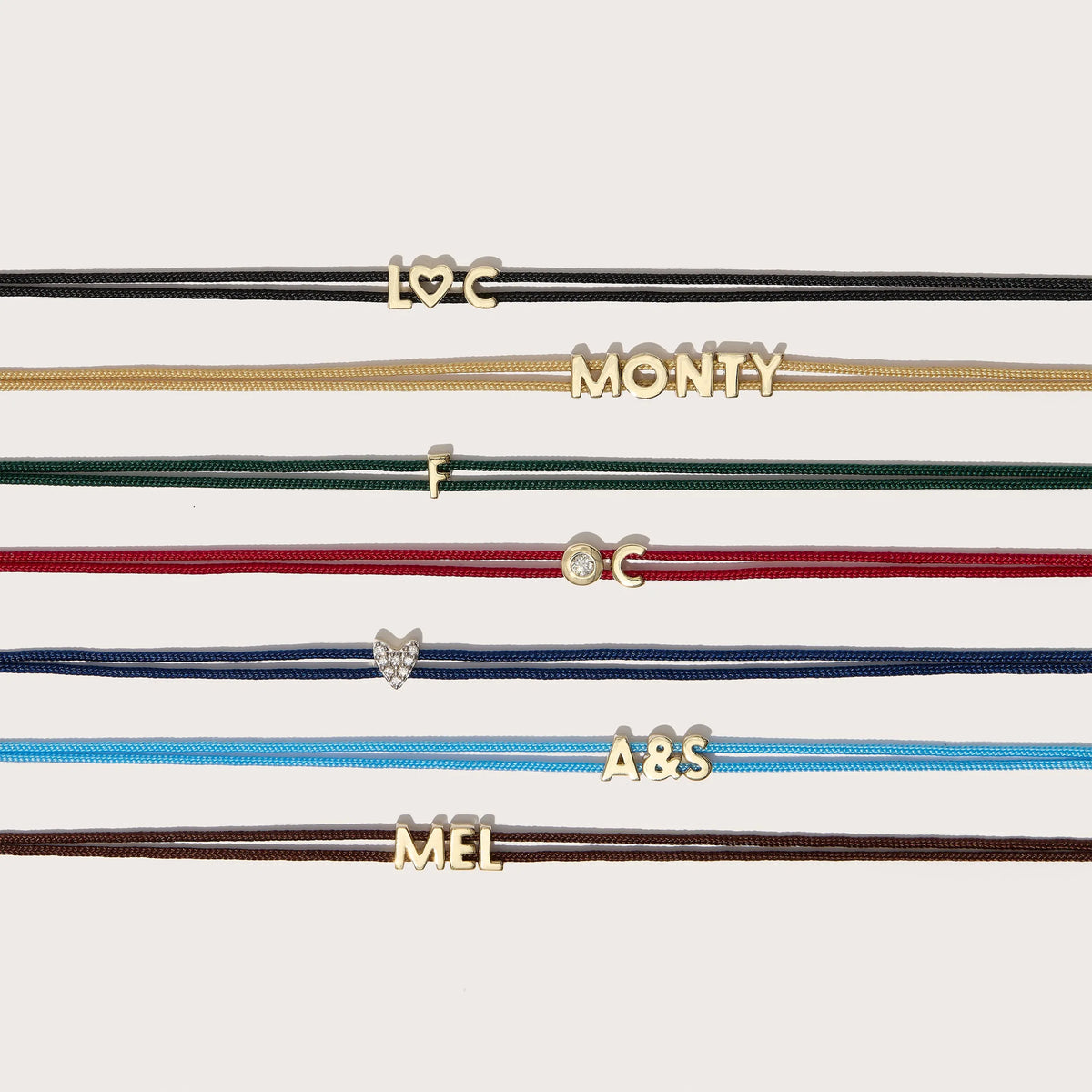 Totem Name Red Cord Bracelet