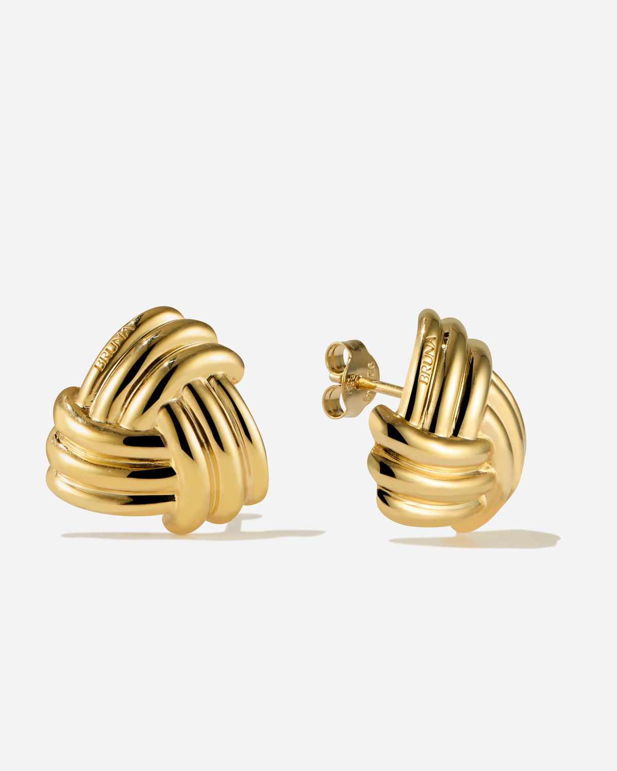 Trento Knot Stud Earrings