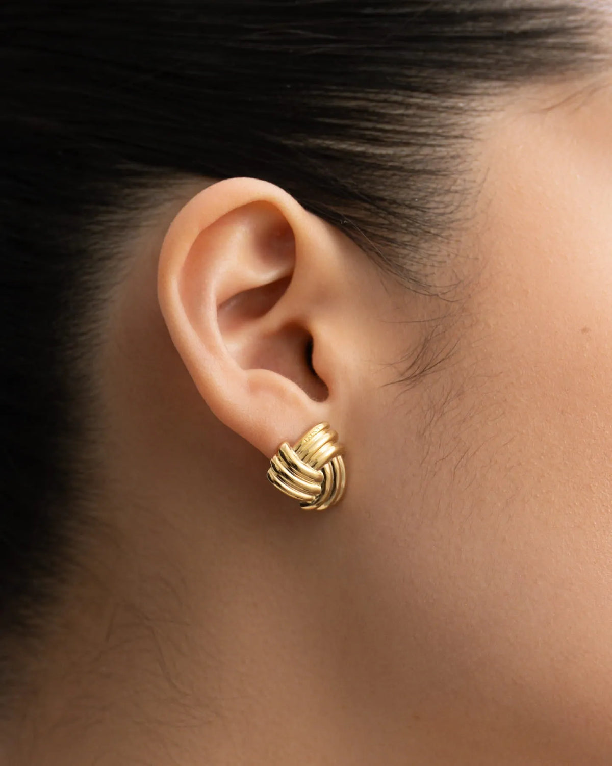 Trento Knot Stud Earrings