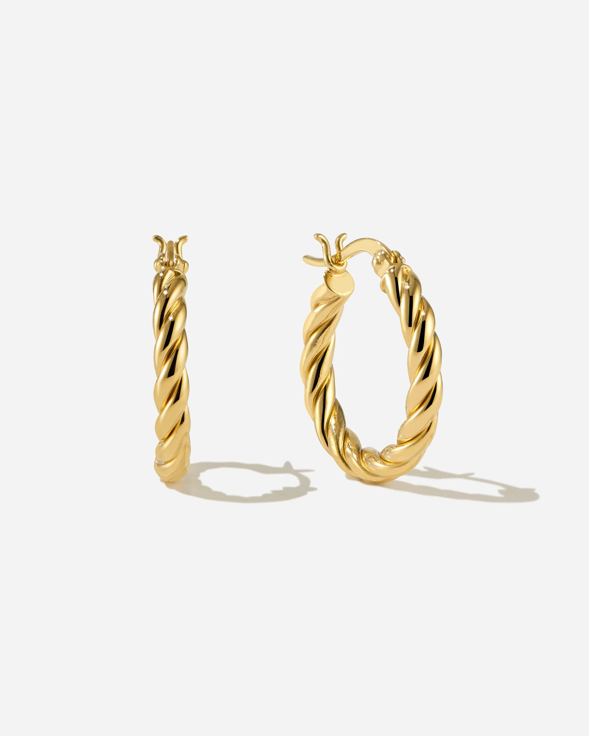 Tresses Medium Hoop Earrings