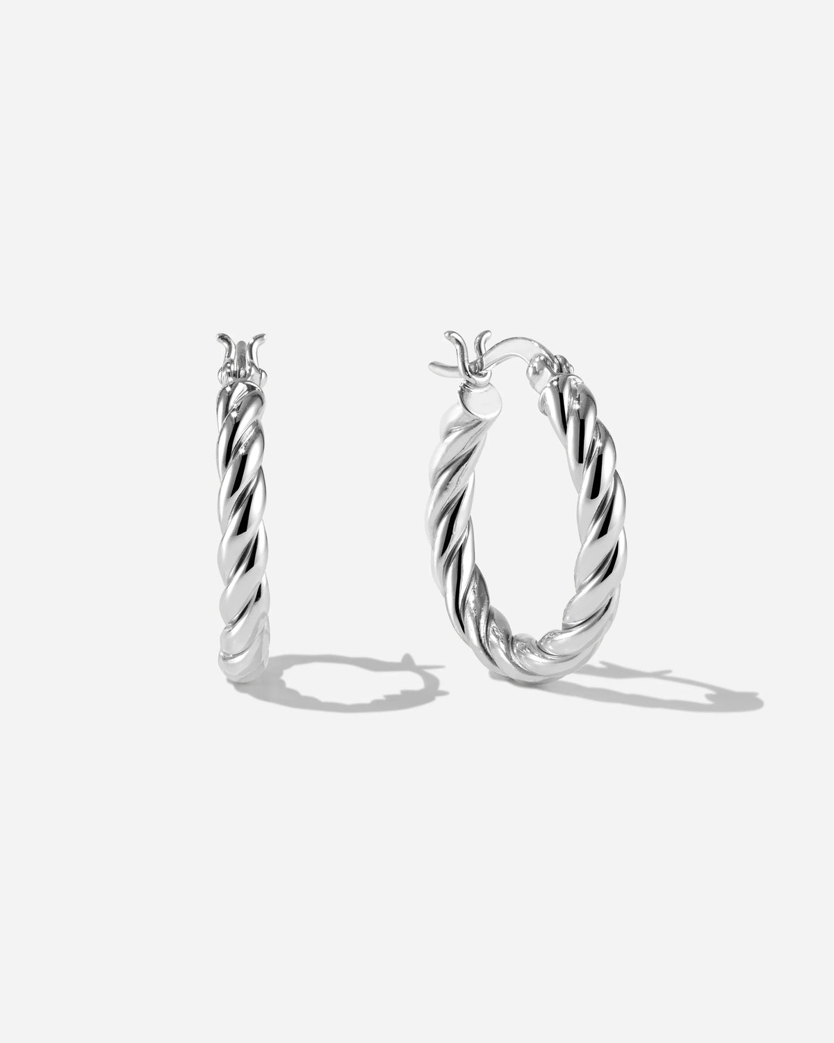 Tresses Medium Hoop Earrings