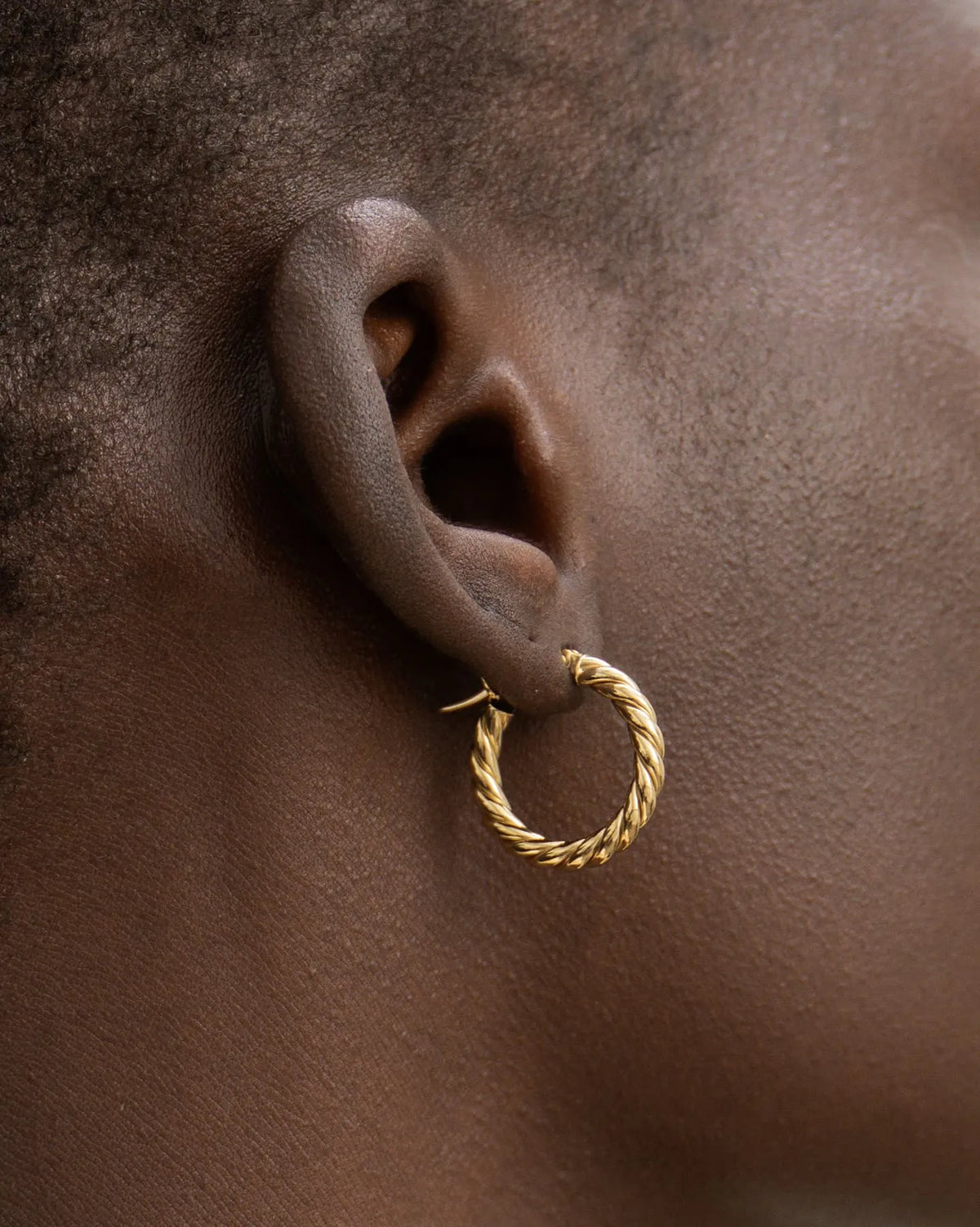 Tresses Medium Hoop Earrings