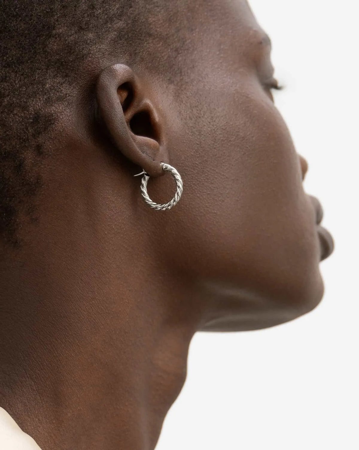 Tresses Medium Hoop Earrings
