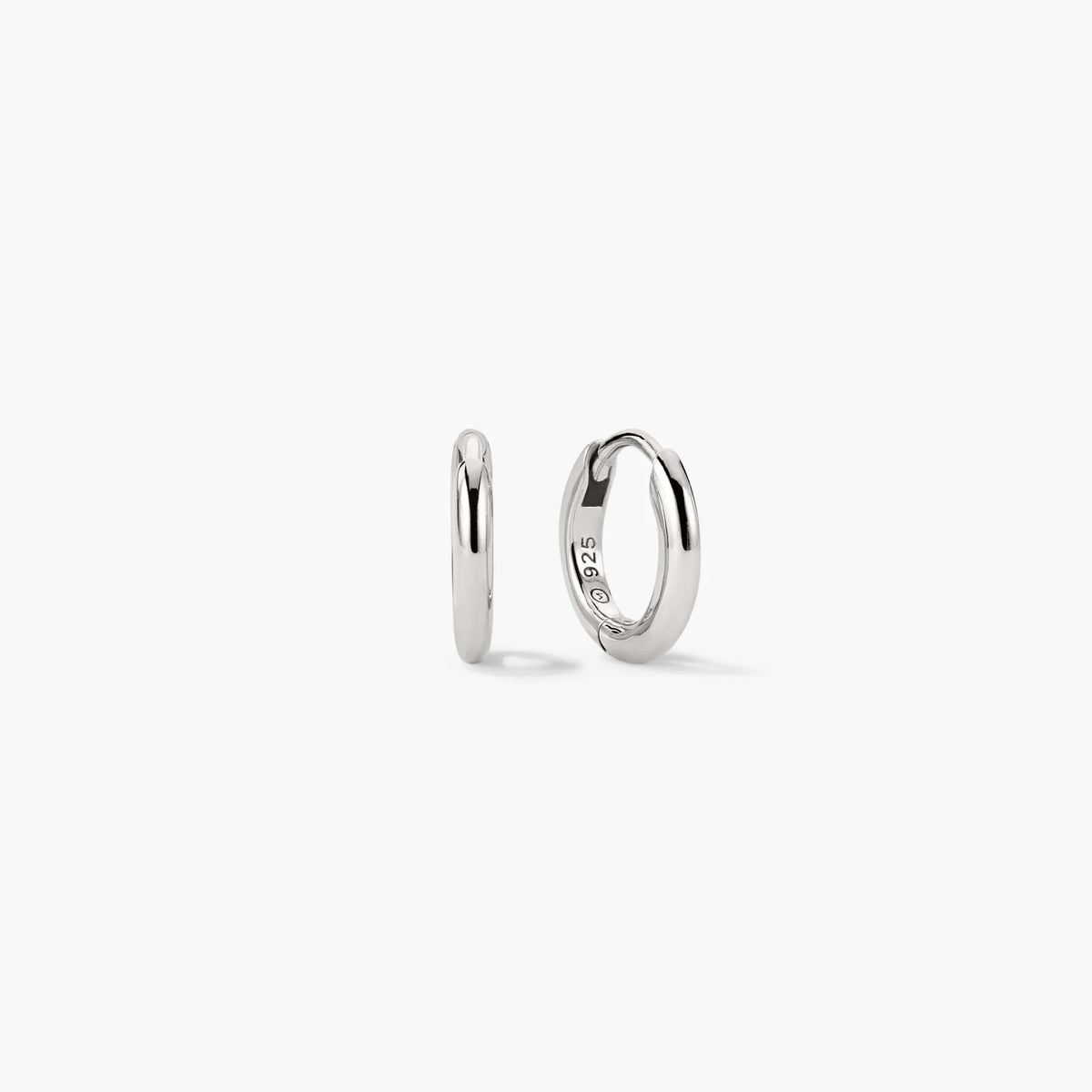 Tube Huggie Hoop Earrings