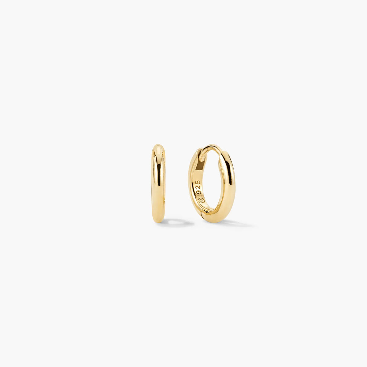Tube Huggie Hoop Earrings