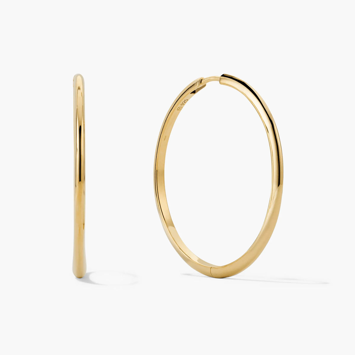 Tube Oversized Hoop Earrings